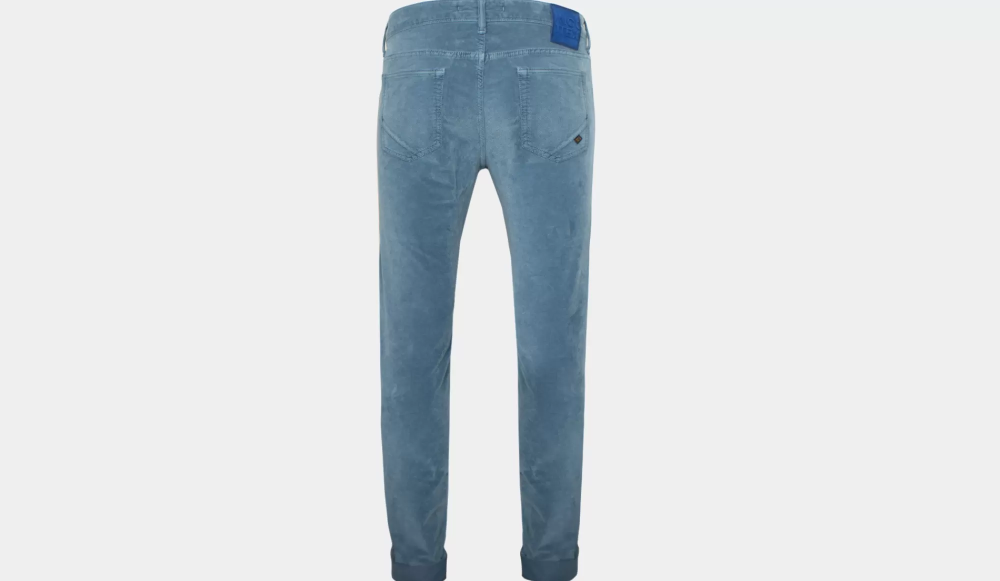 Clearance Incotex 5-Pocket Cotton Twill Blue