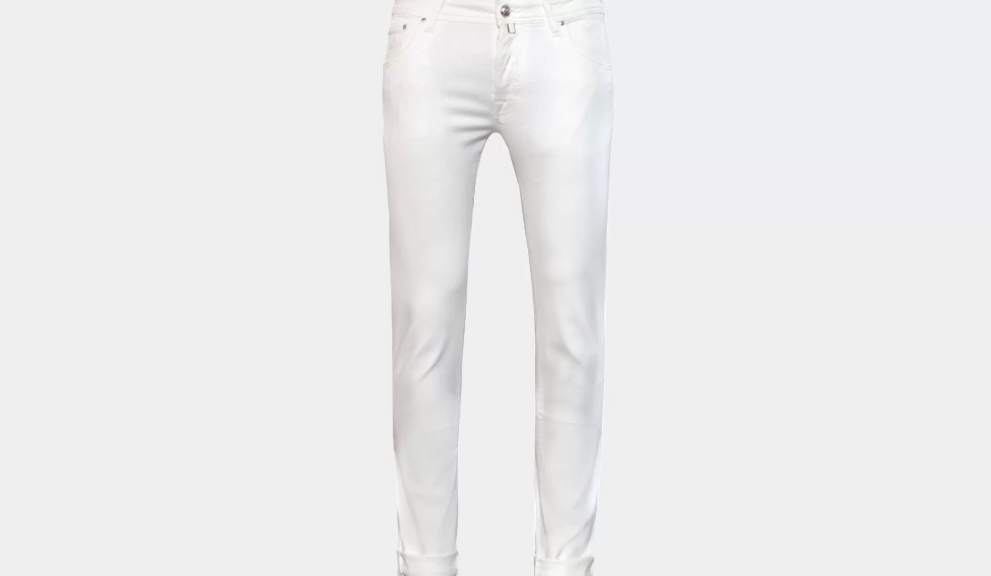 Sale Jacob Cohen 5-Pocket Super Stretch Off-White