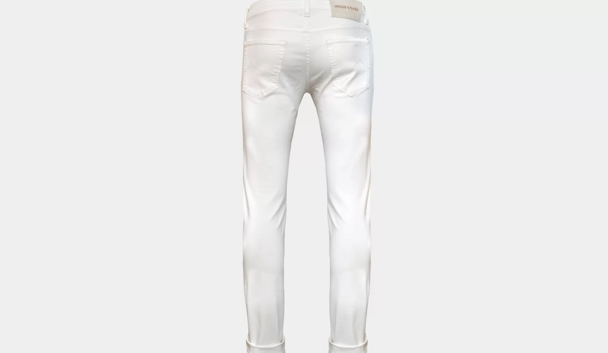 Sale Jacob Cohen 5-Pocket Super Stretch Off-White