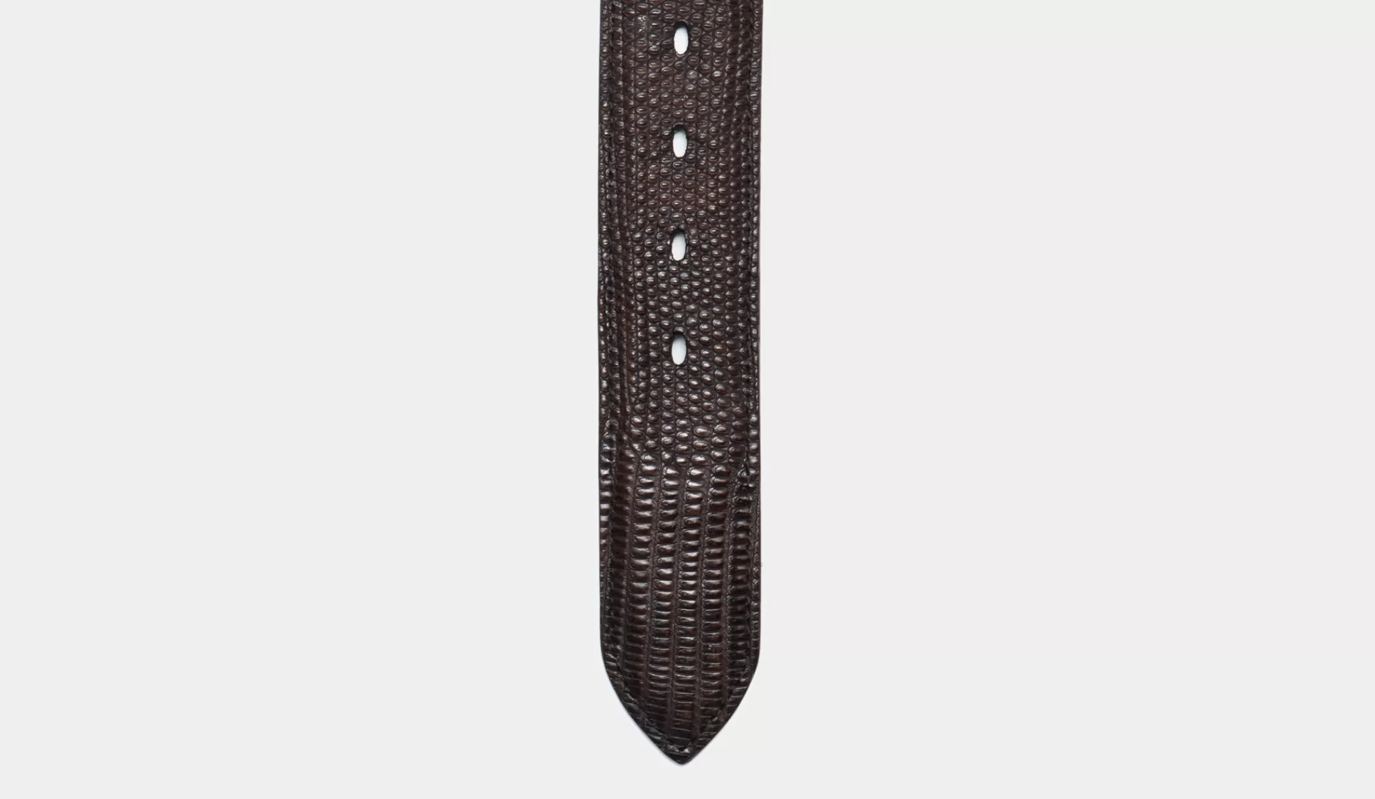 Discount Paolo Vitale Belt Lizard Brown