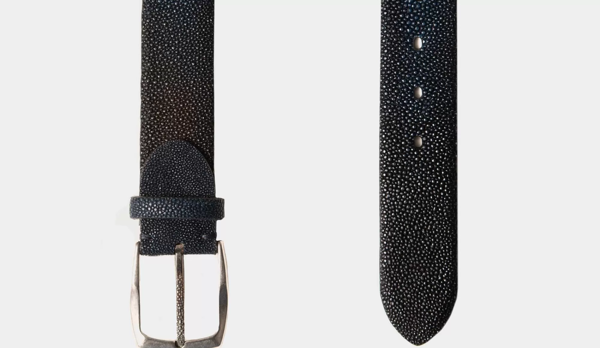 Fashion Paolo Vitale Belt Stingray Blue-Brown