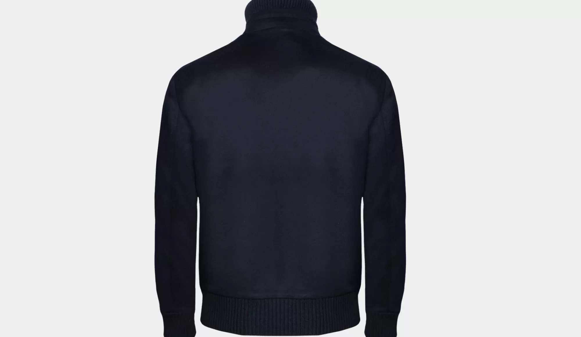 Cheap Kired Bomber Jacket Wool Navy