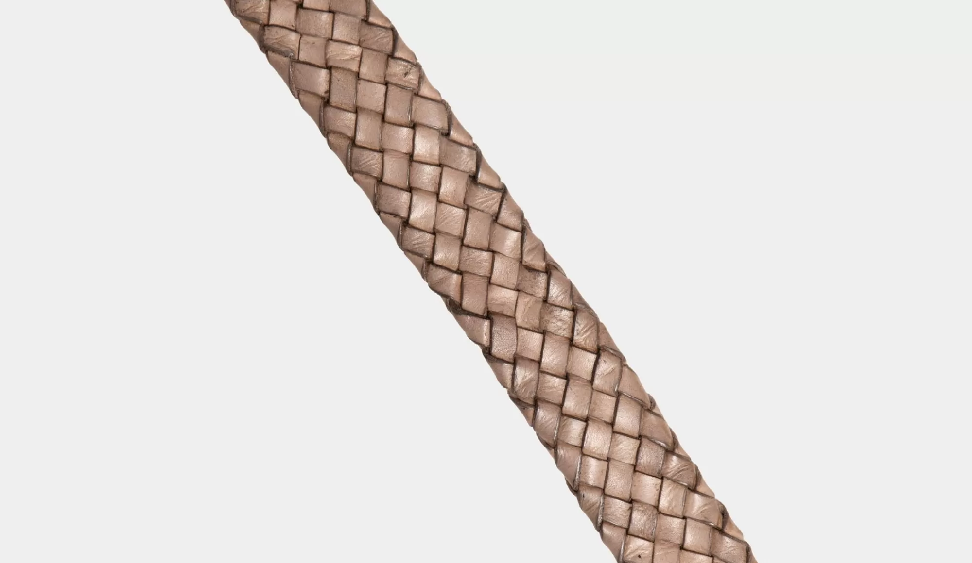 Outlet Andrea d'Amico Braided Calf Leather Taupe