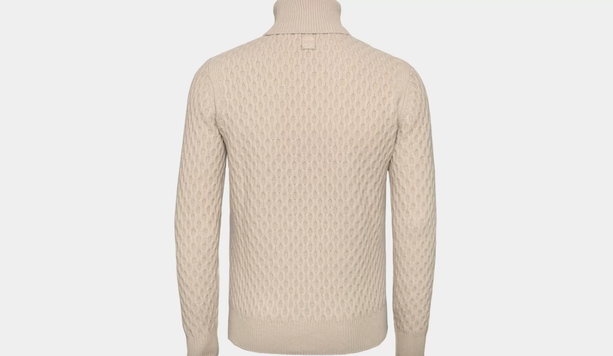 Store Jacob Cohen Cable Turtleneck Beige