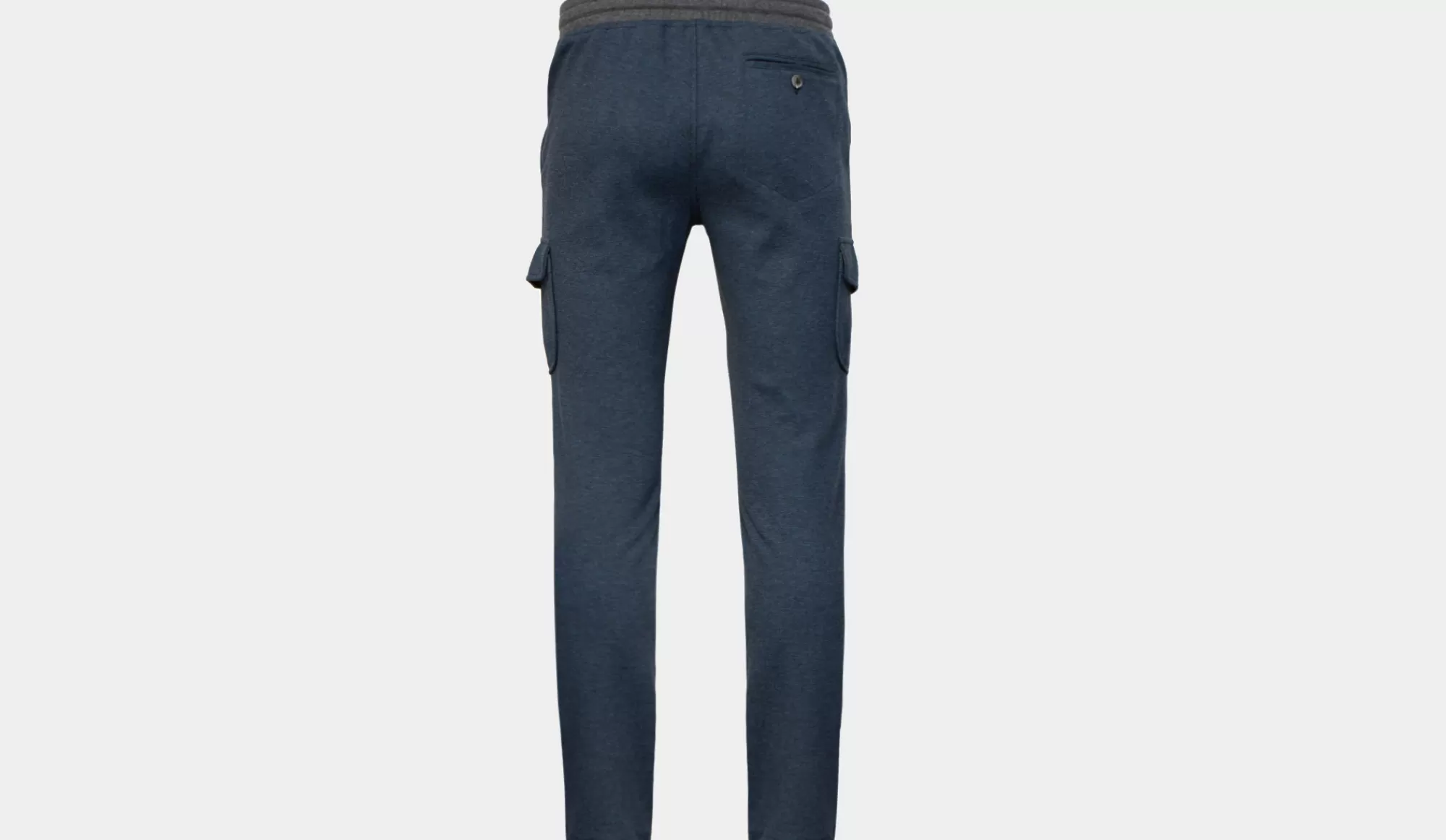 Outlet Capobianco Cargo Jogger Pants Blue