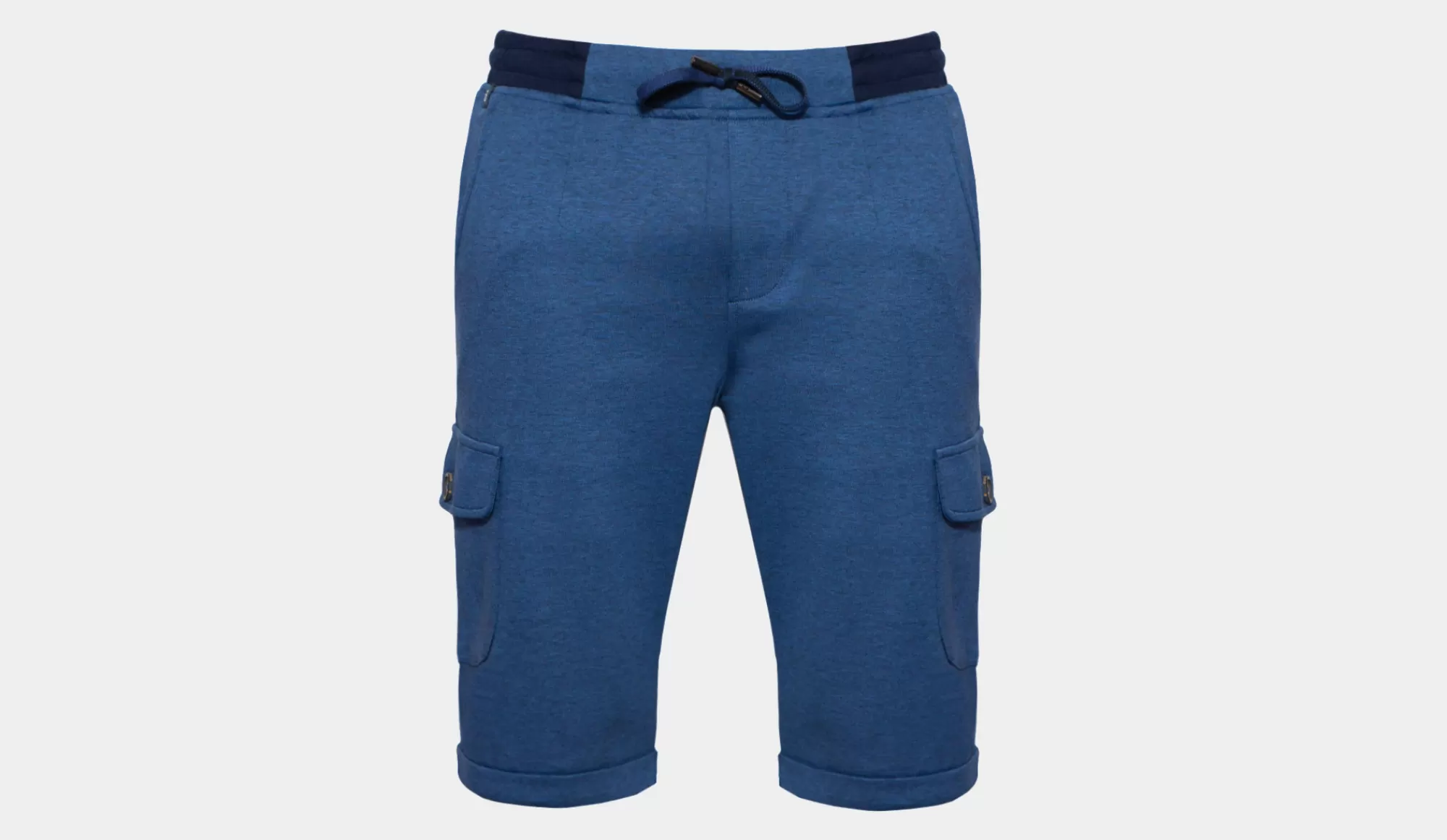 Cheap Capobianco Cargo Jogger Shorts Blue