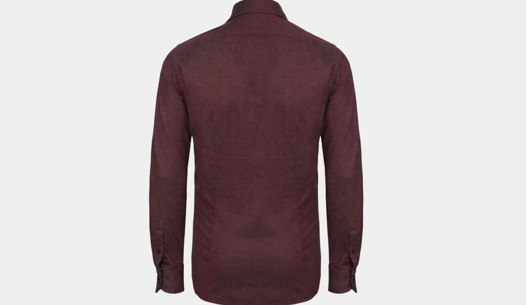 Shop Xacus Casco Shirt Burgundy