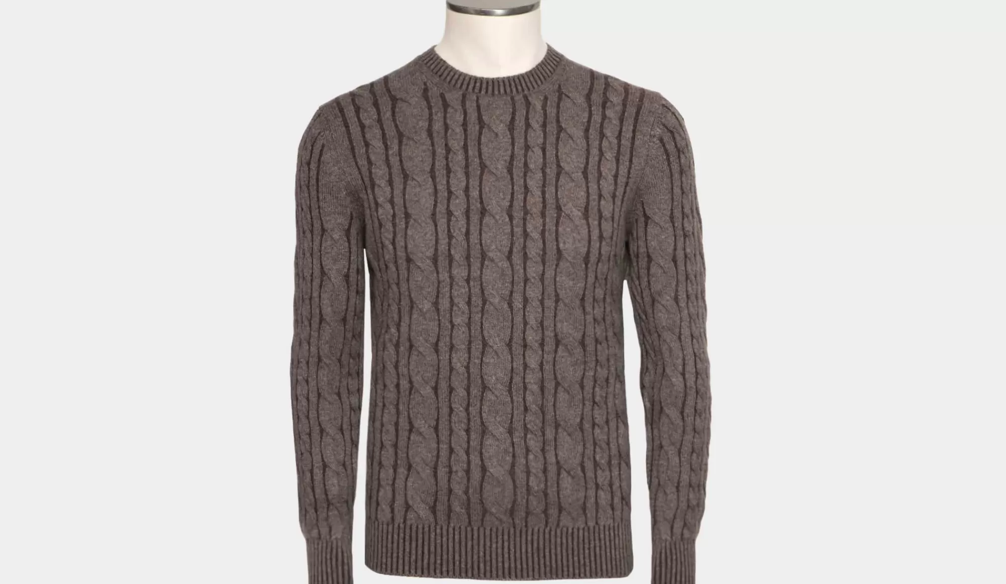 Sale Gran Sasso Cashmere Crewneck Brown