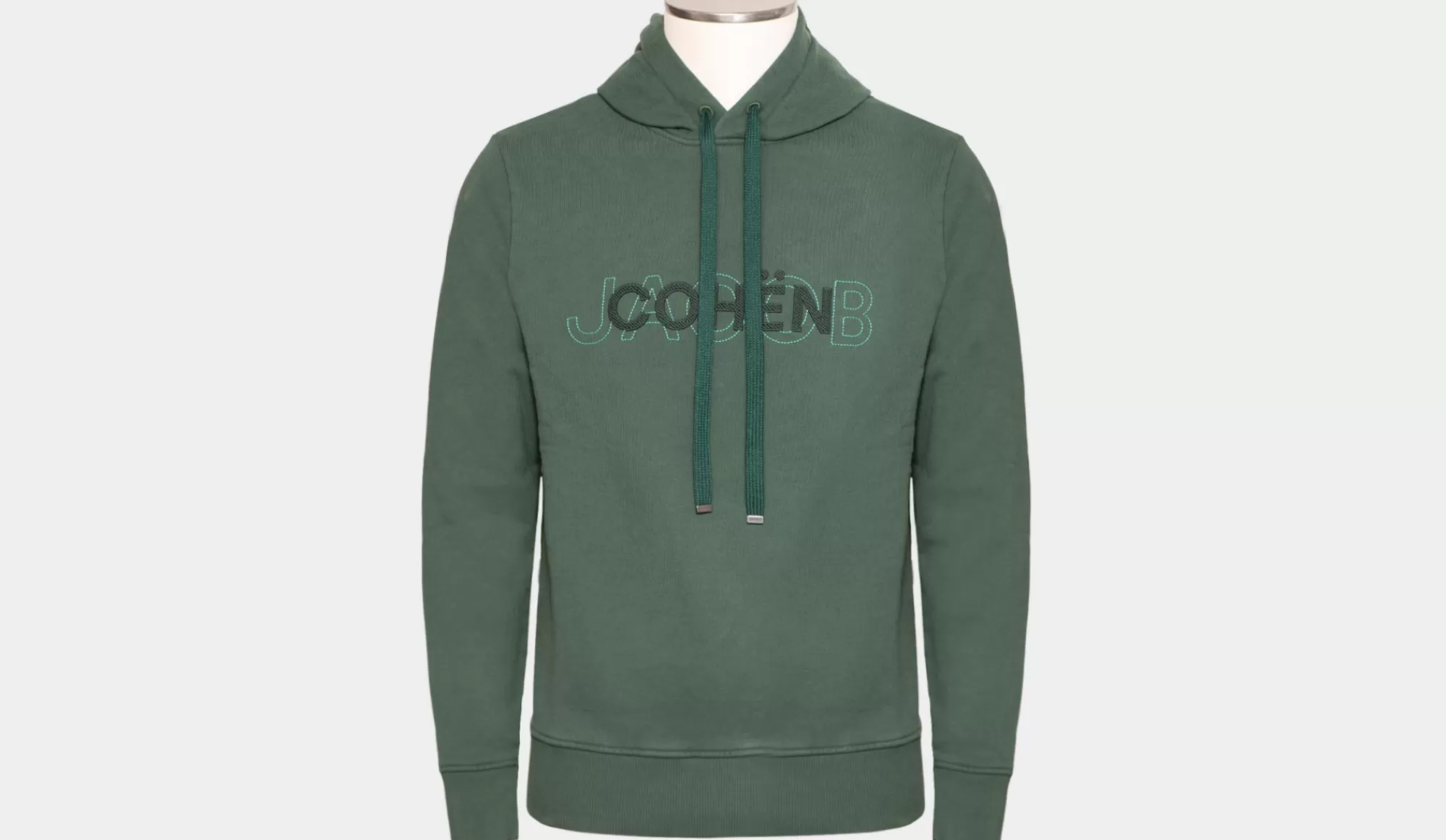 Shop Jacob Cohen Cotton Hoodie Green