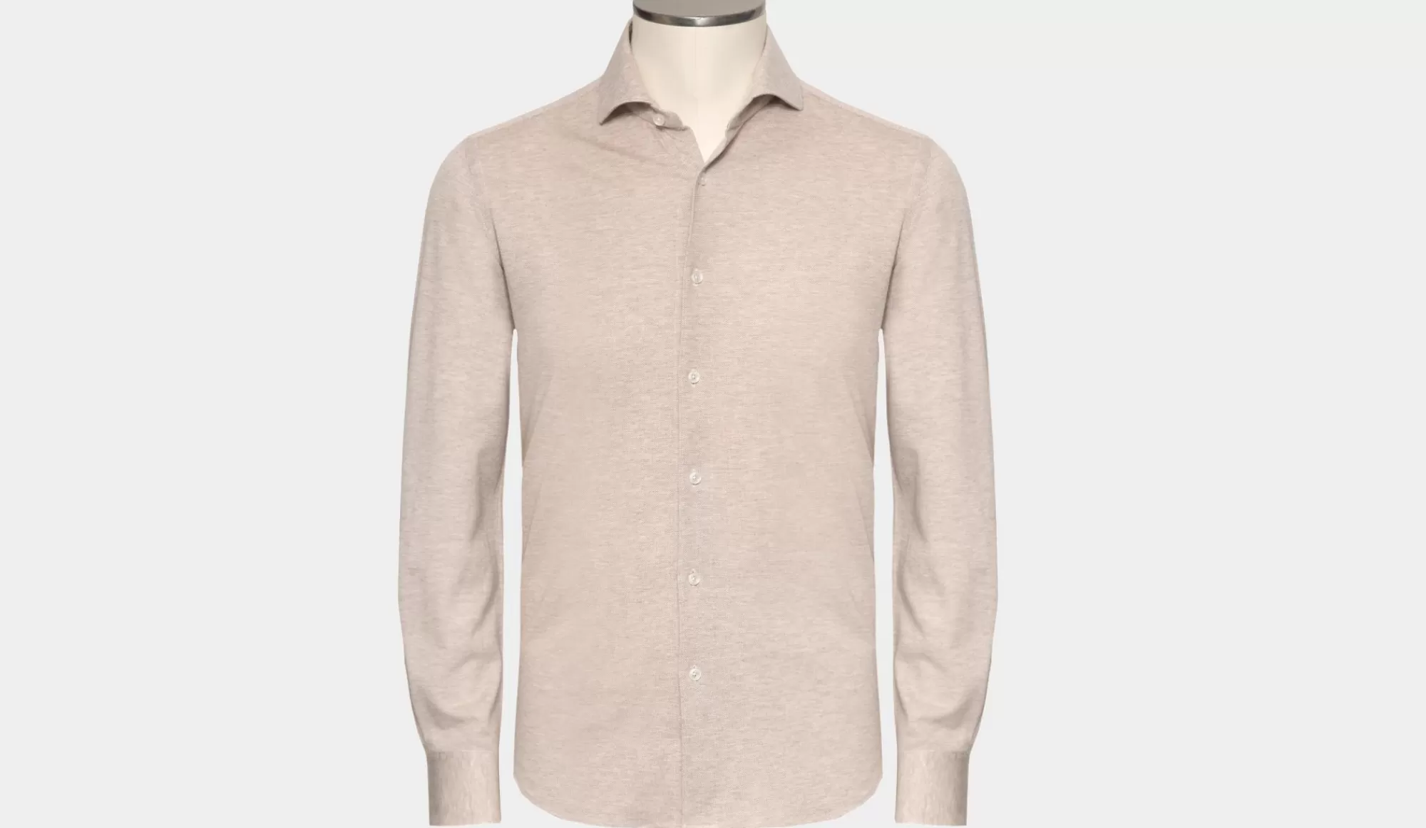 Sale Xacus Cotton Jersey Shirt Beige