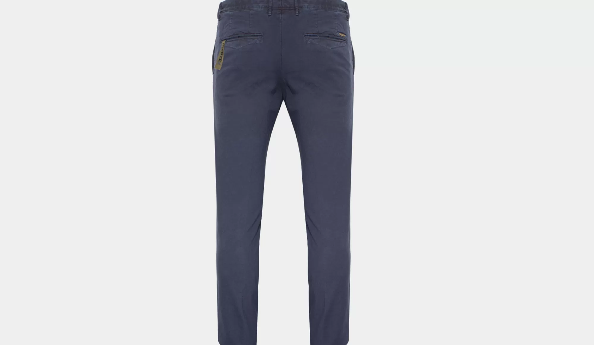 Sale Incotex Cotton Slacks Fantasy Navy