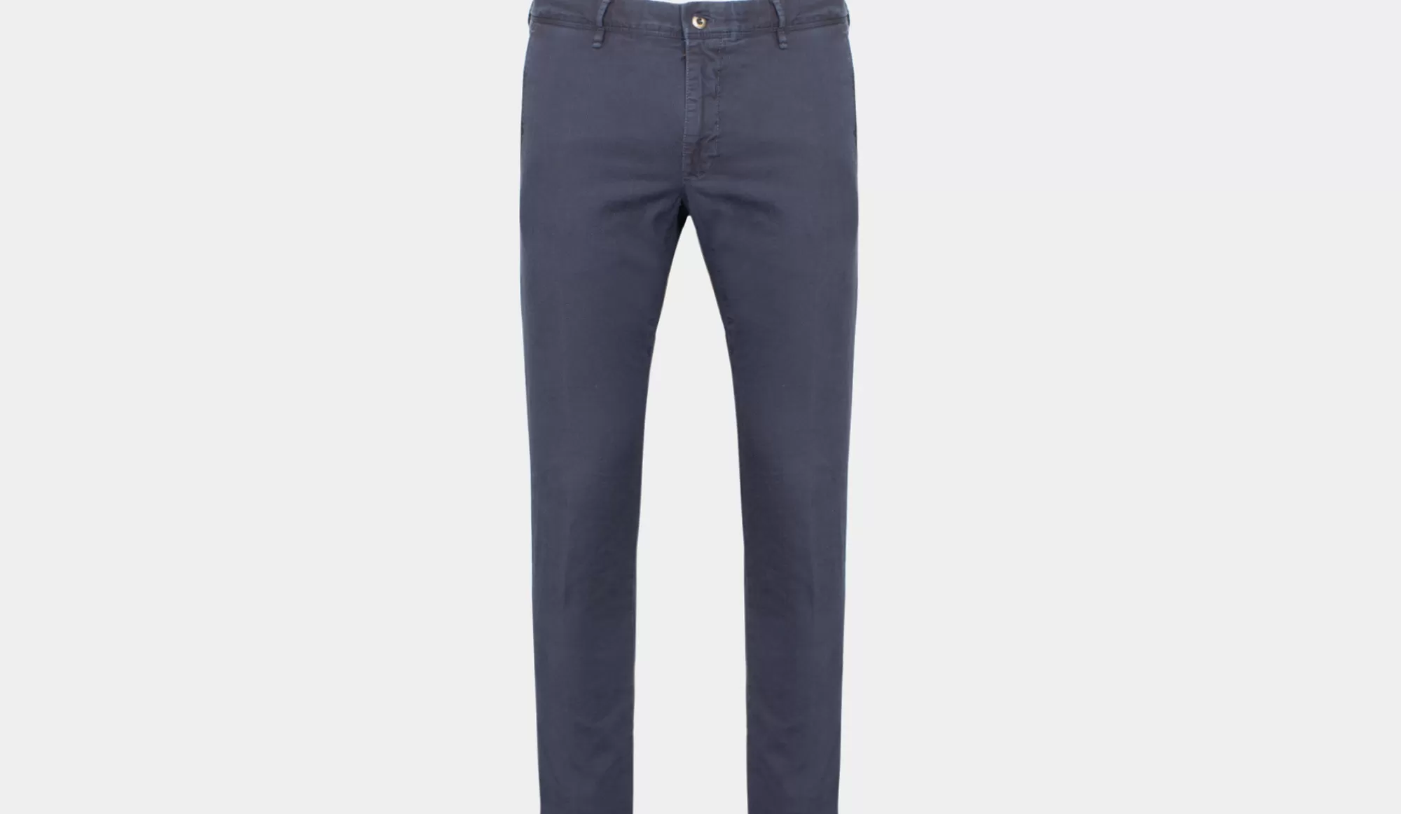 Sale Incotex Cotton Slacks Fantasy Navy