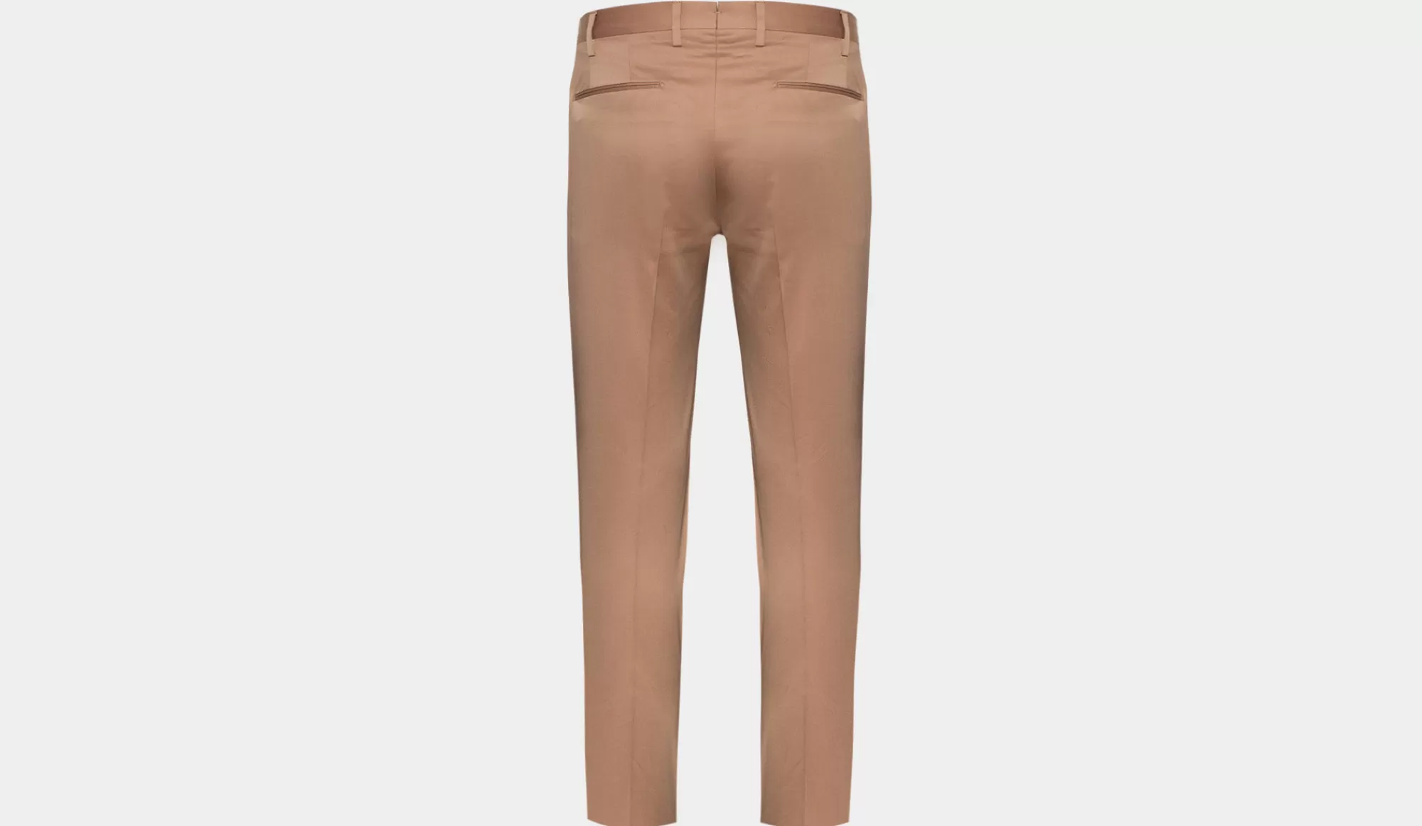 Hot Germano Cotton Trousers Caramel