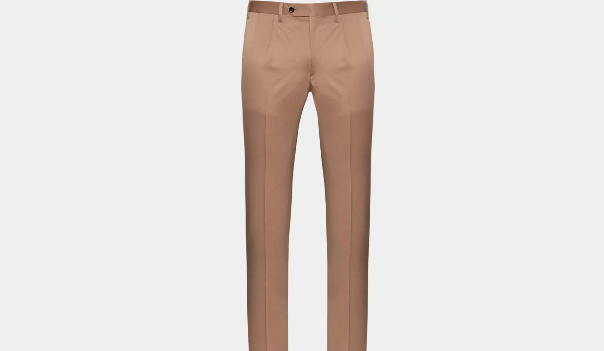 Hot Germano Cotton Trousers Caramel