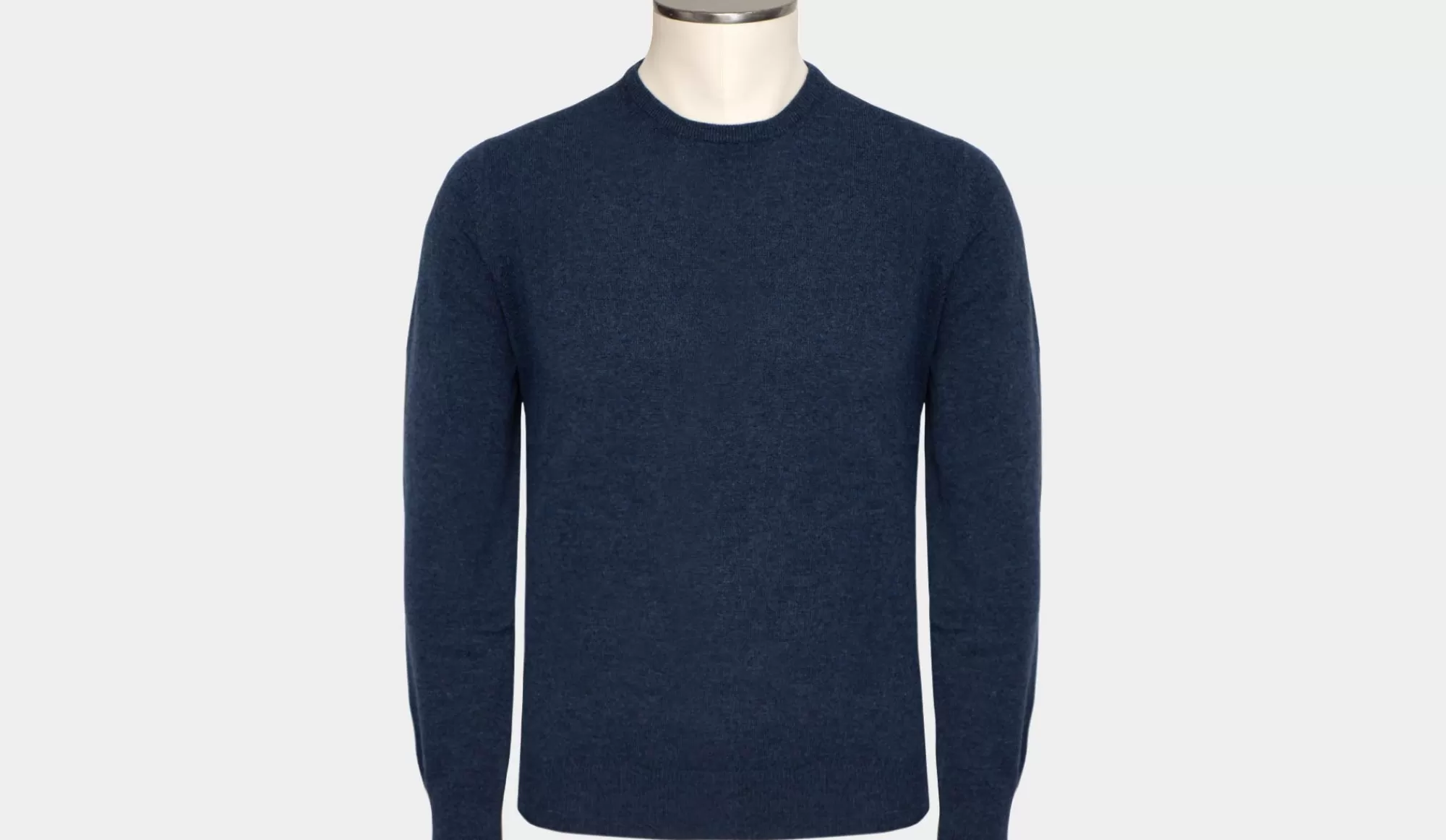 Clearance Gran Sasso Crewneck Blue Melange