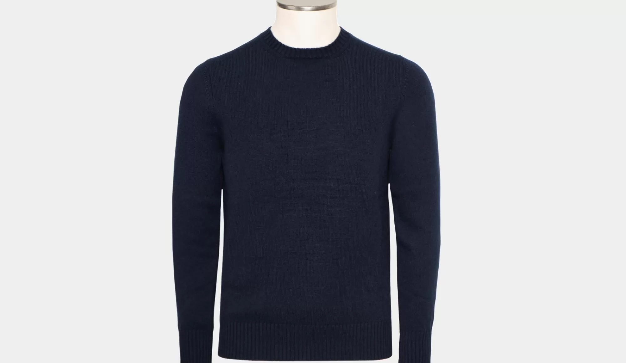 Store Drumohr Crewneck Cashmere Navy