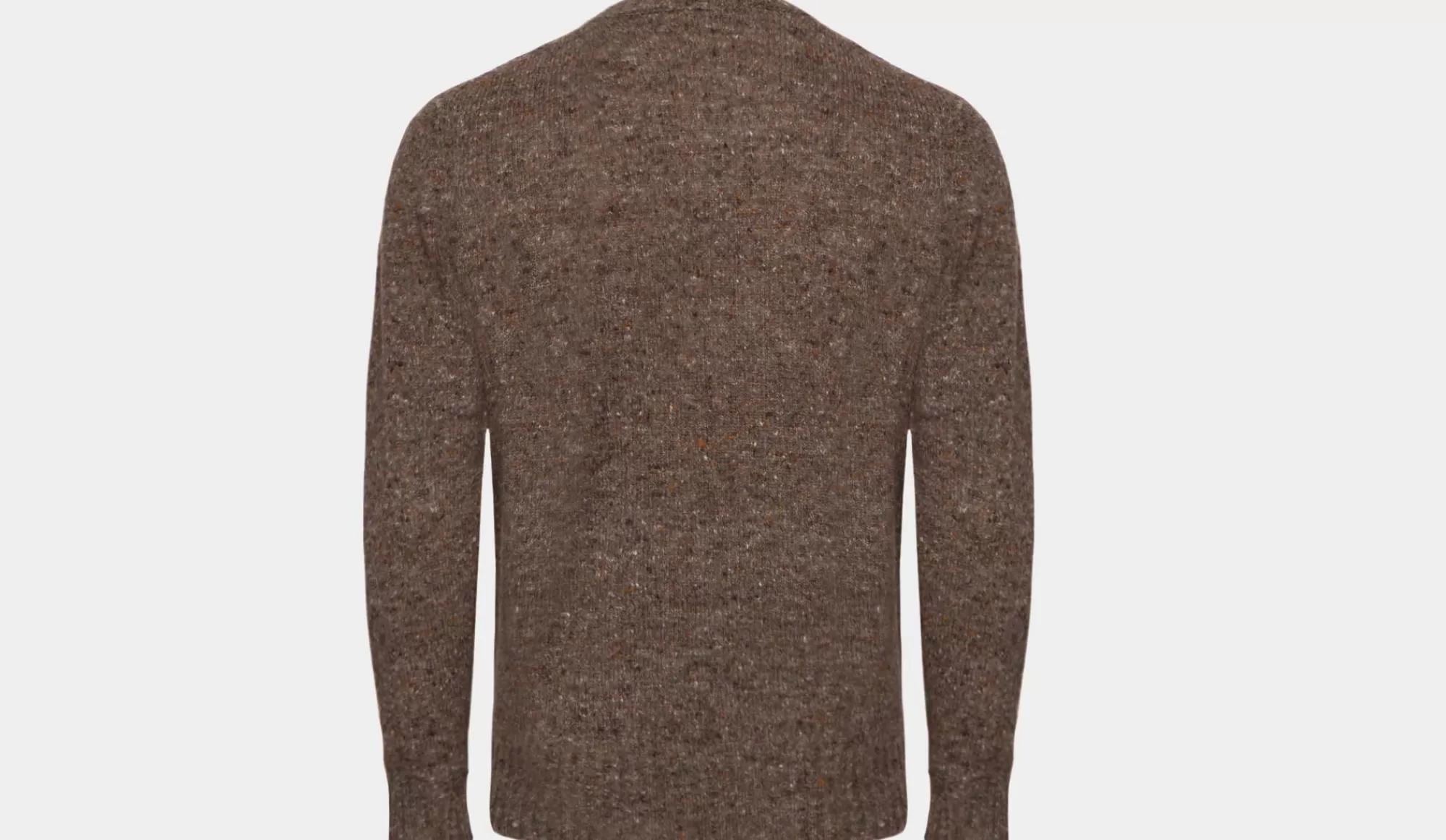 Clearance Drumohr Crewneck Donegal Brown