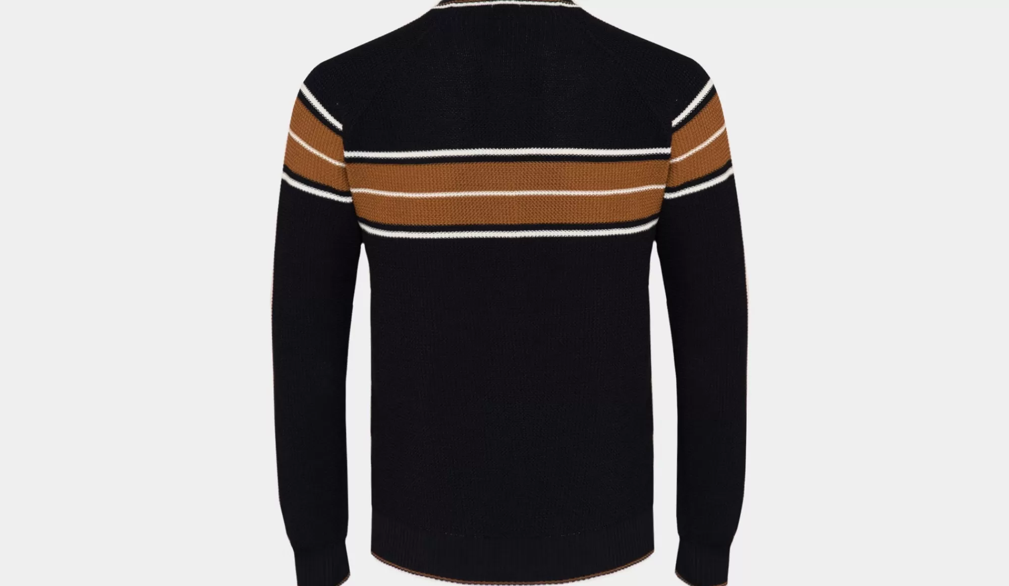 Discount Drumohr Crewneck Fantasy Stripe Navy