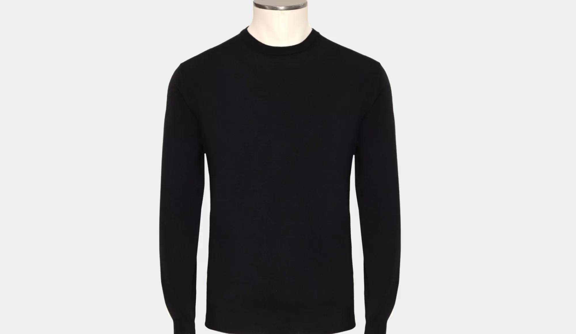 Cheap Zanone Crewneck Flexwool Black