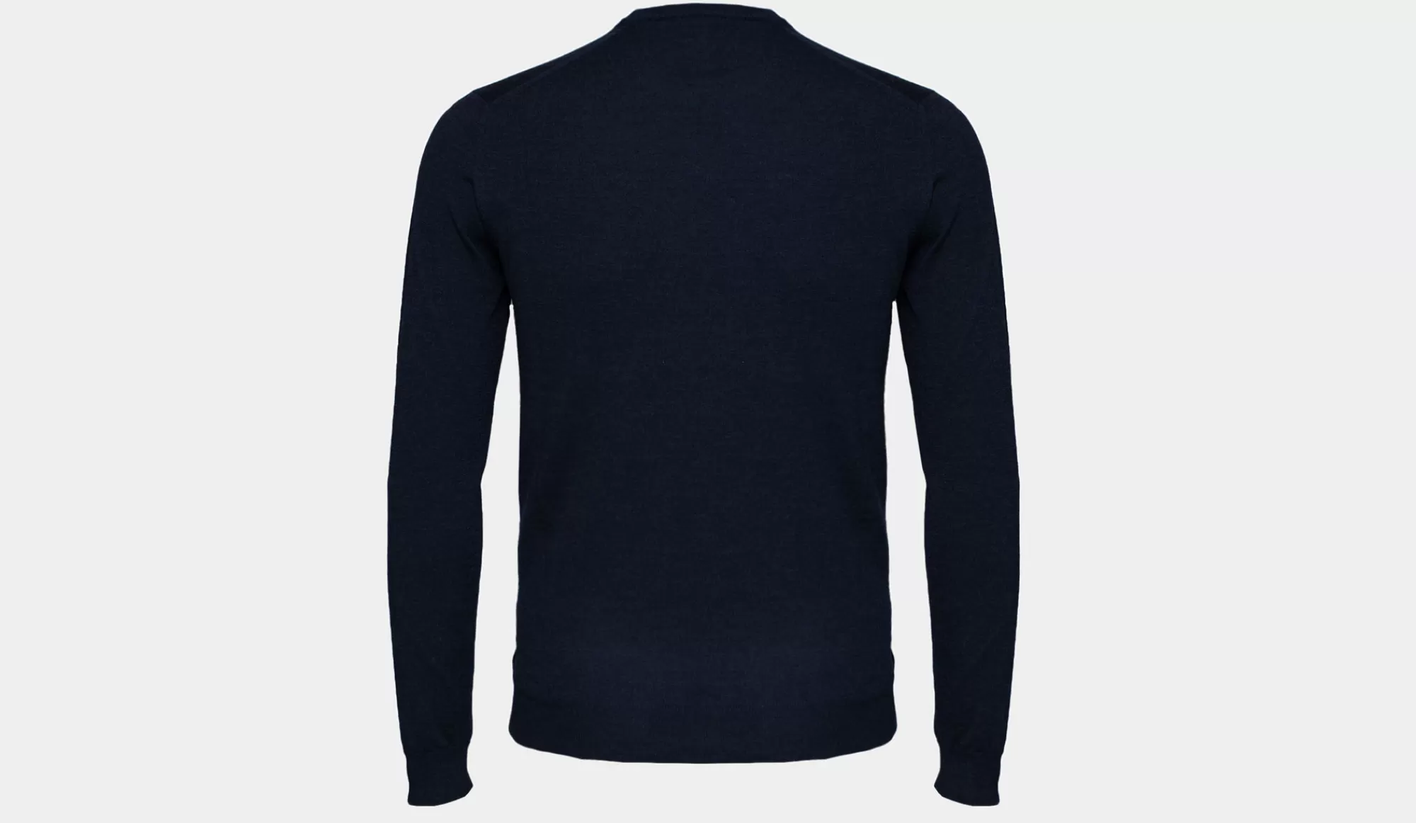 Best Zanone Crewneck Flexwool Dark Blue