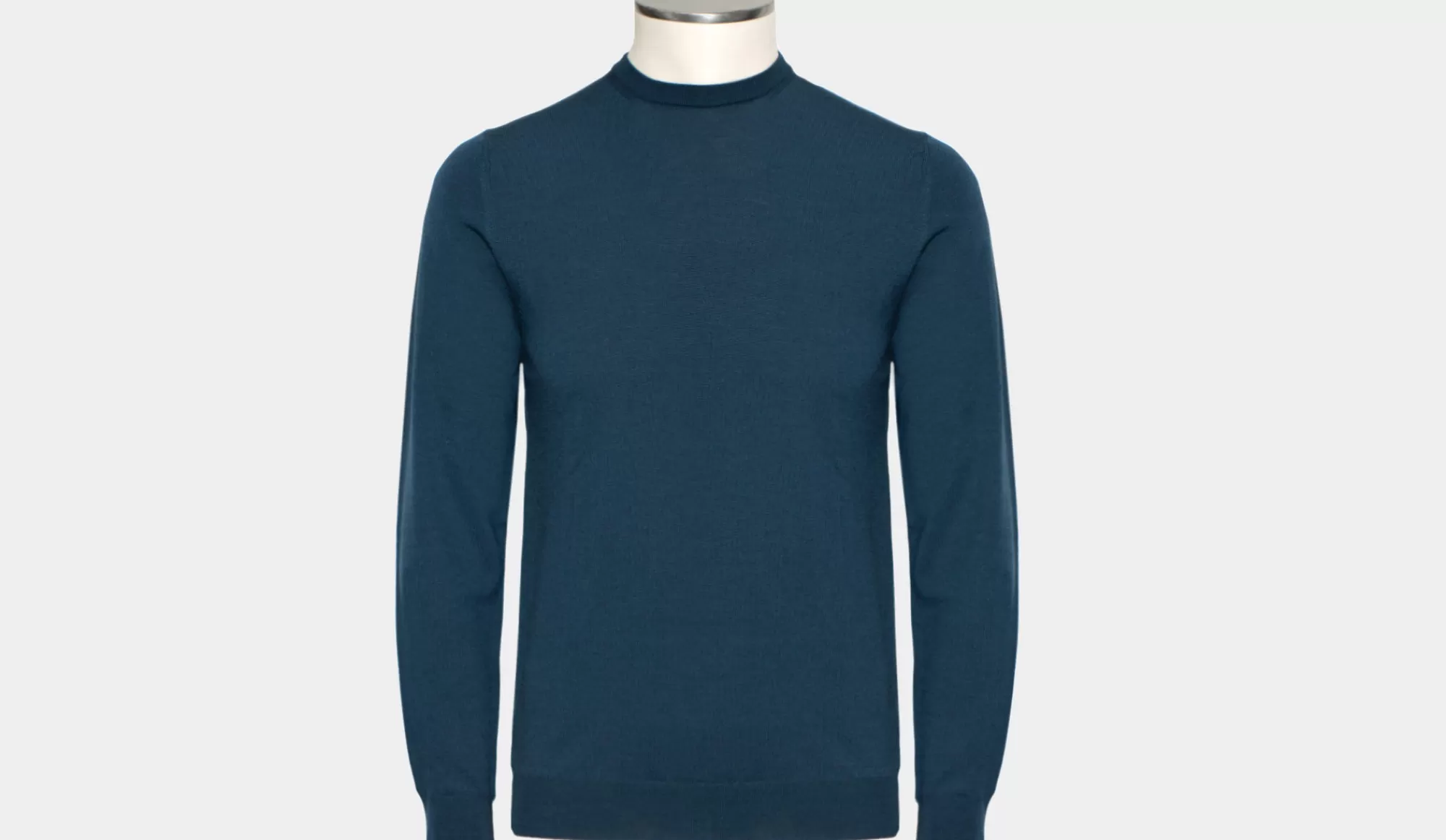 Best Sale Zanone Crewneck Flexwool Petrol