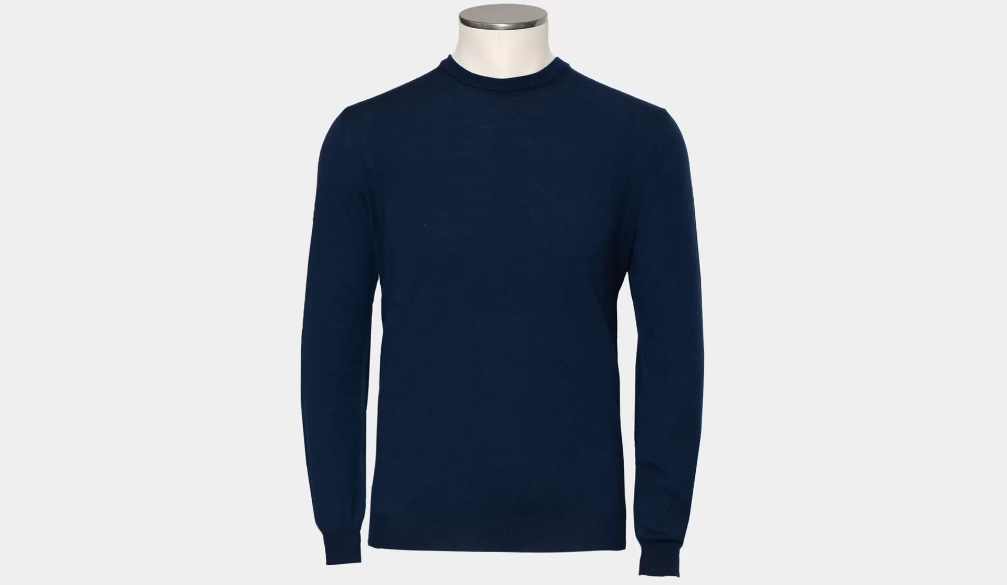 Cheap Zanone Crewneck Flexwool Royal Blue