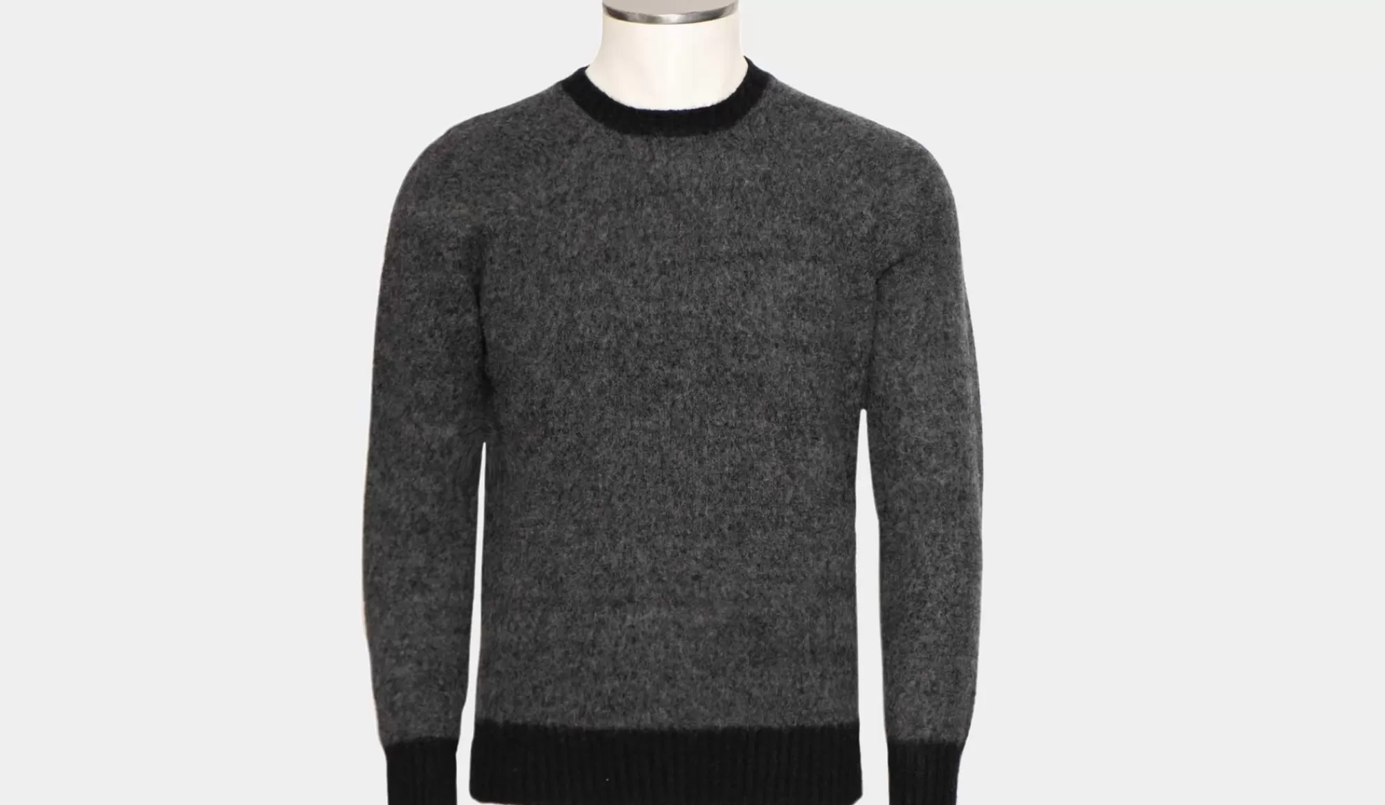 Cheap Drumohr Crewneck Geelong Contrast Grey