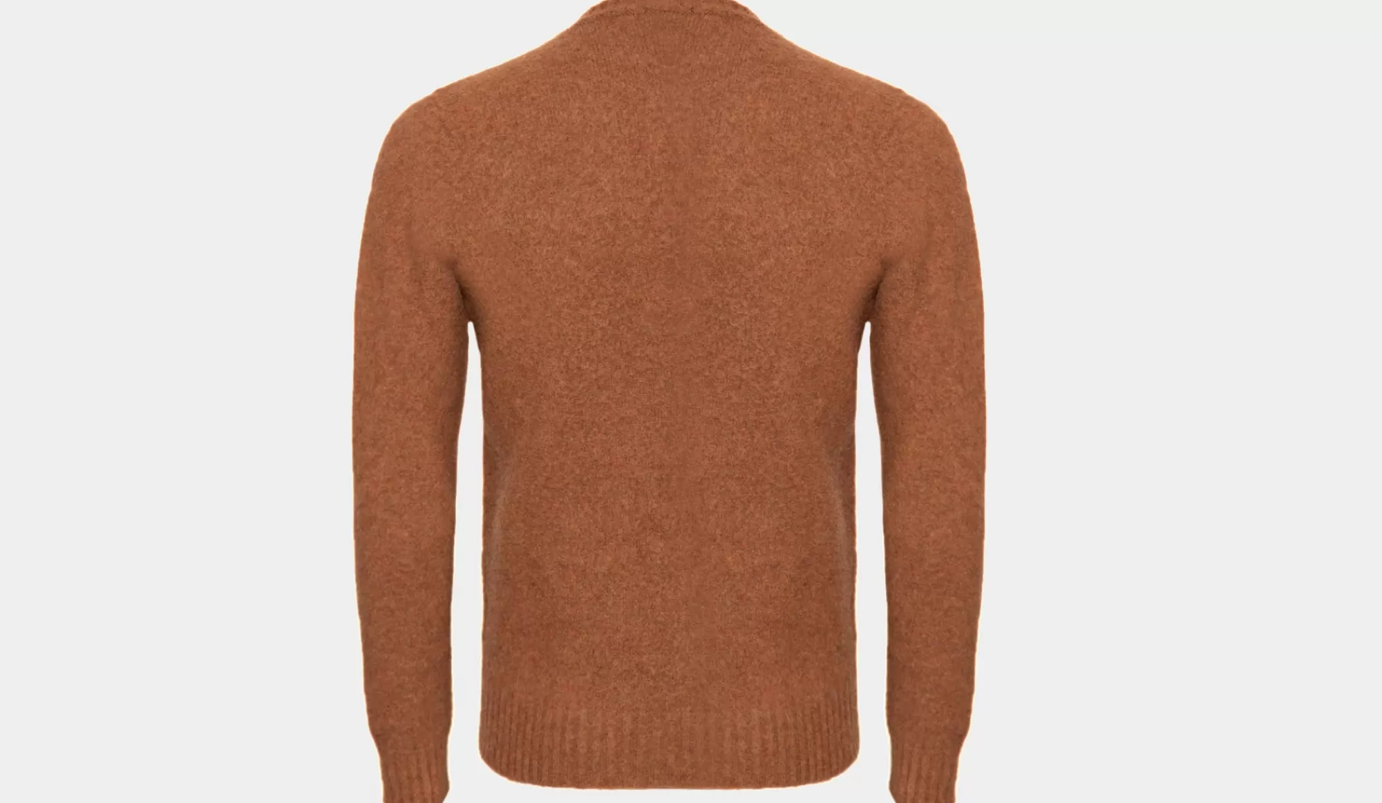 Sale Drumohr Crewneck Geelong Rust Brown