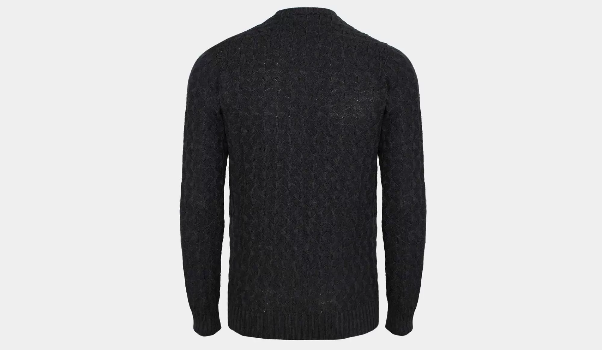 Best Drumohr Crewneck Geometrico Merino Grey