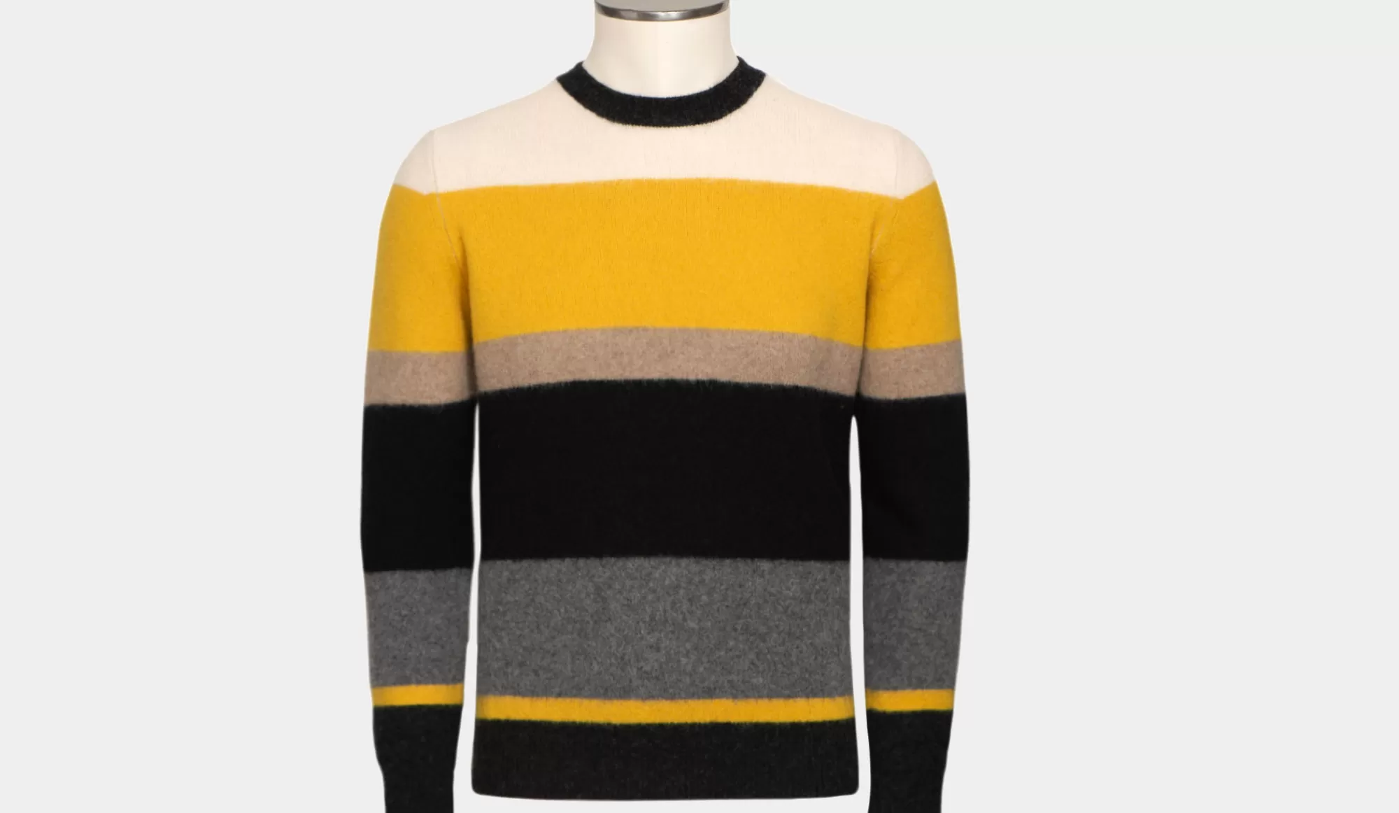 Clearance Drumohr Crewneck Lambswool Ochre