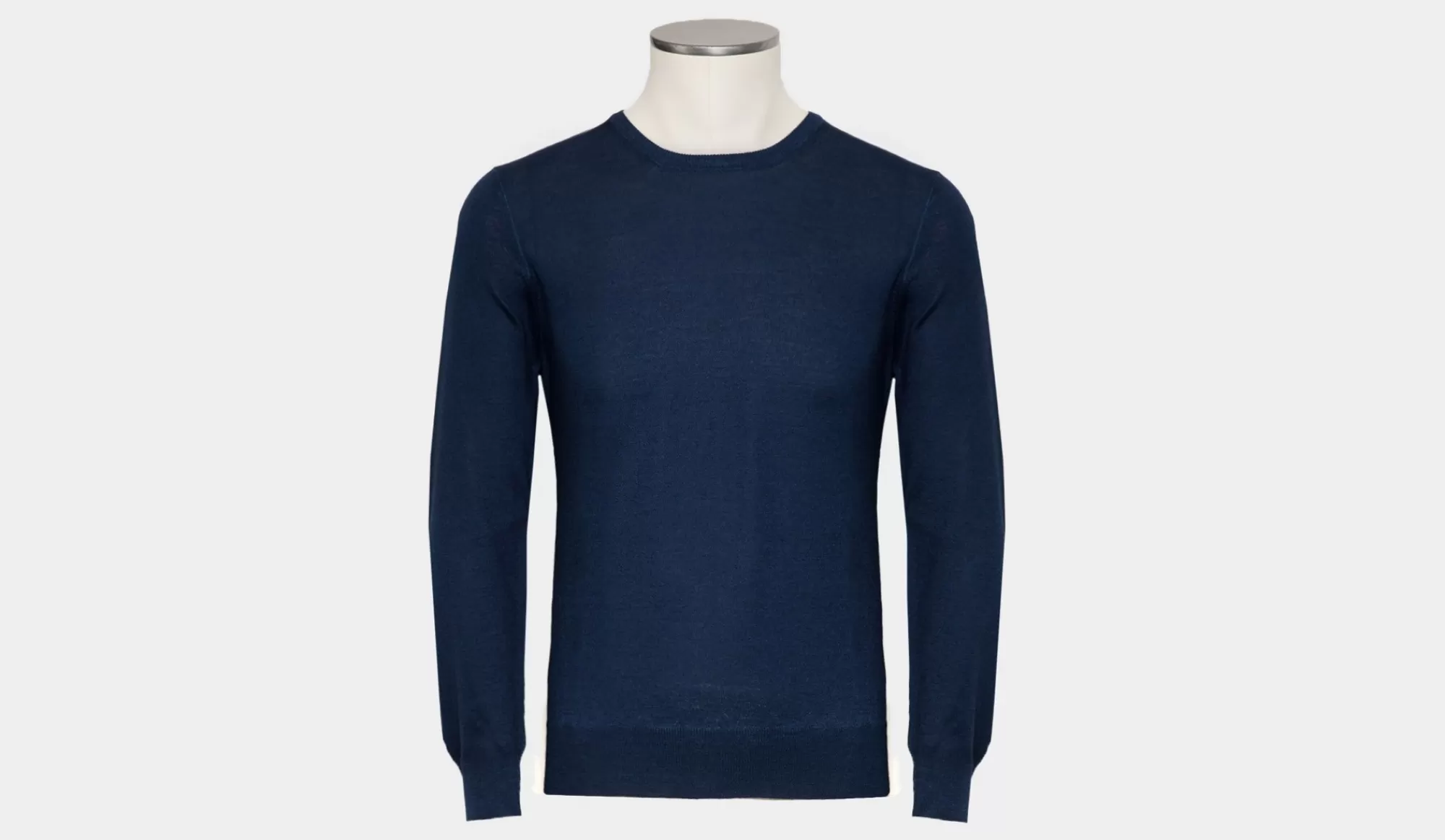 Store Gran Sasso Crewneck Wool Blue