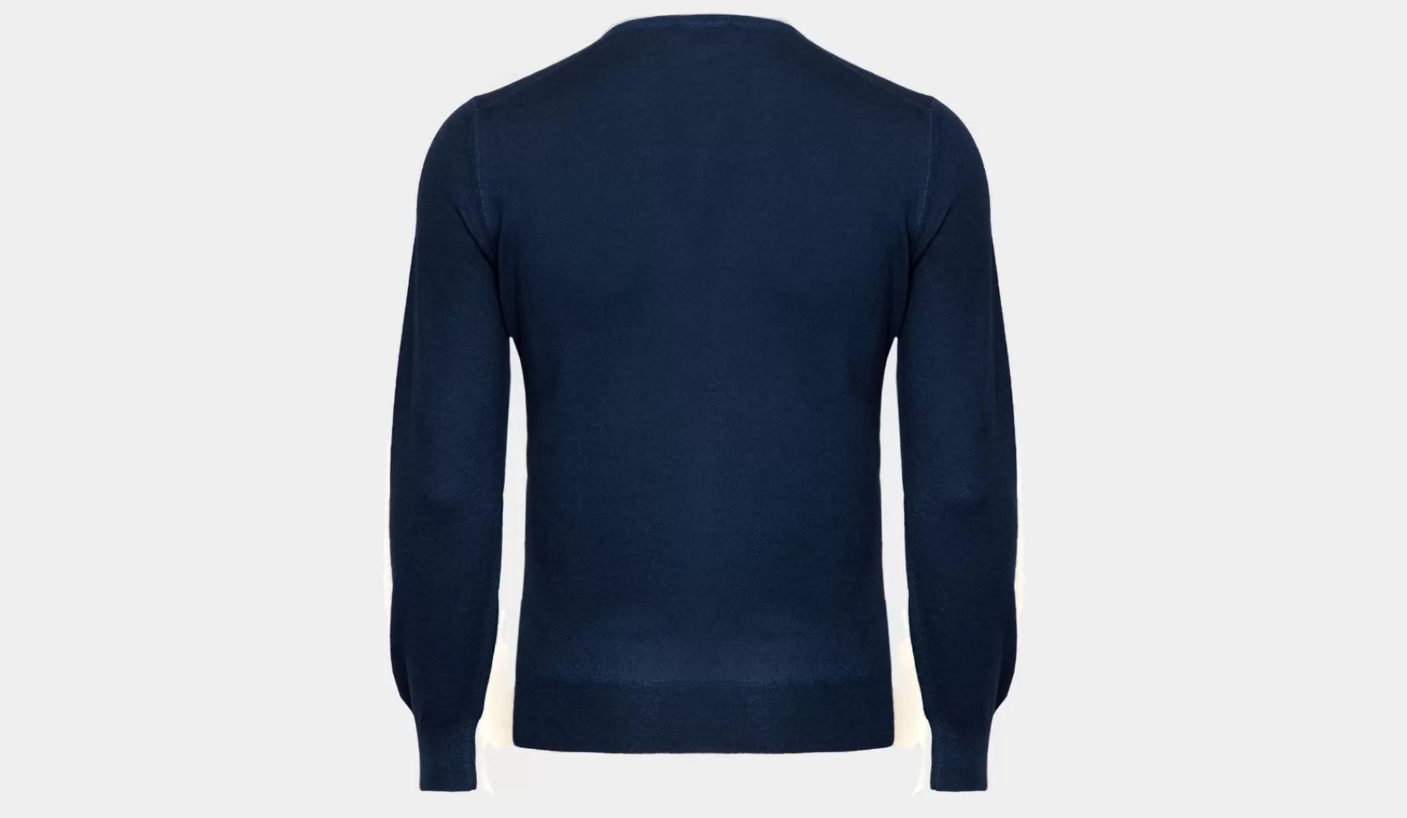 Store Gran Sasso Crewneck Wool Blue