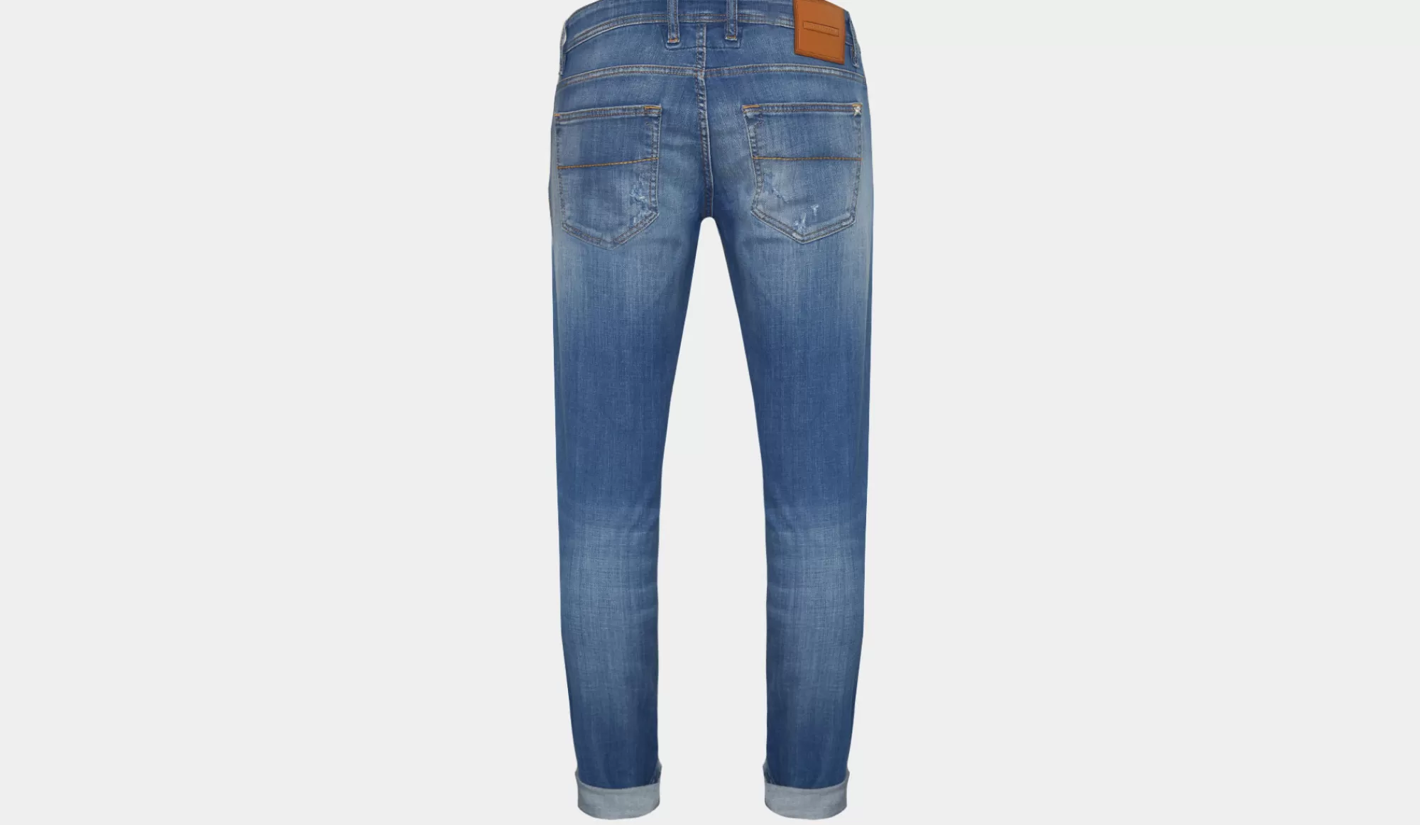 Discount Tramarossa Destroyed Jeans Blue