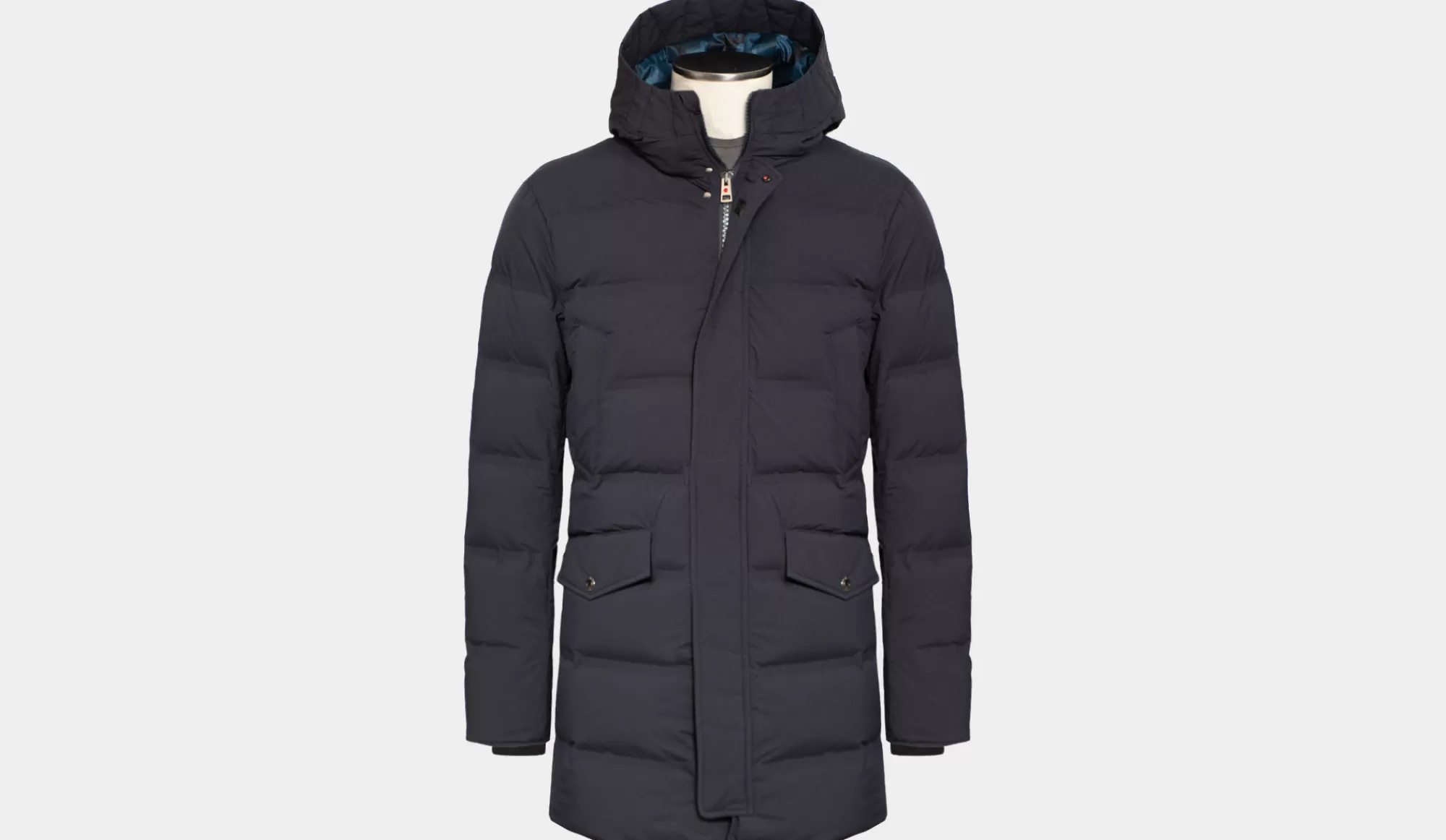 Best Sale Kired Down Coat "Reuss" Black-Blue