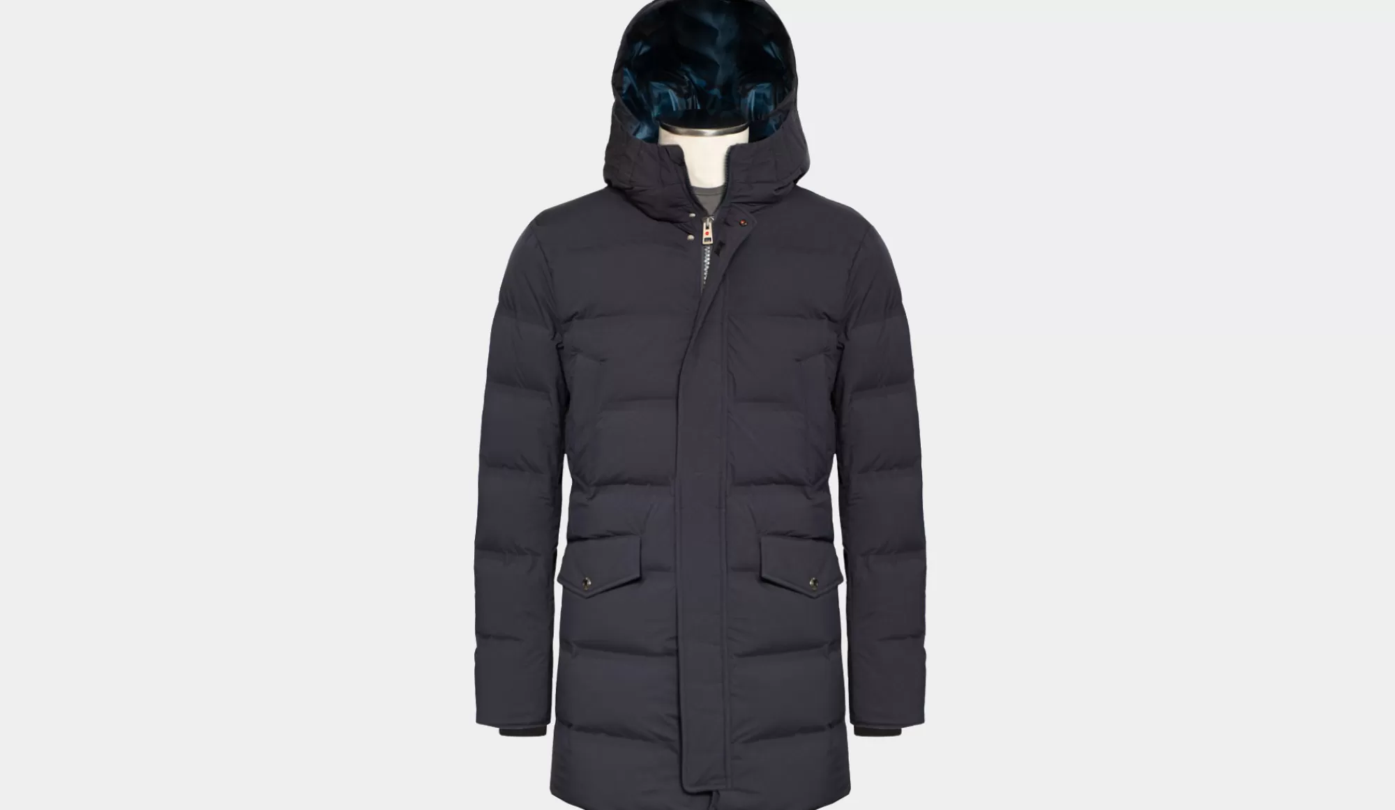 Best Sale Kired Down Coat "Reuss" Black-Blue