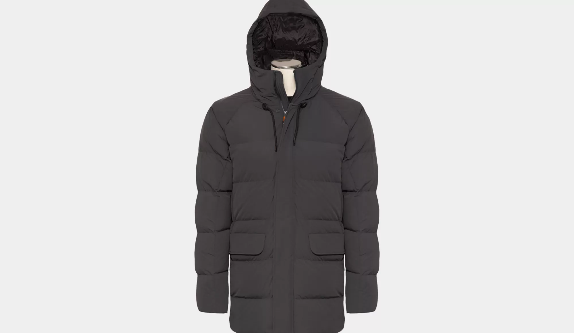 Cheap Aspesi Down Parka "Radon" Antracite