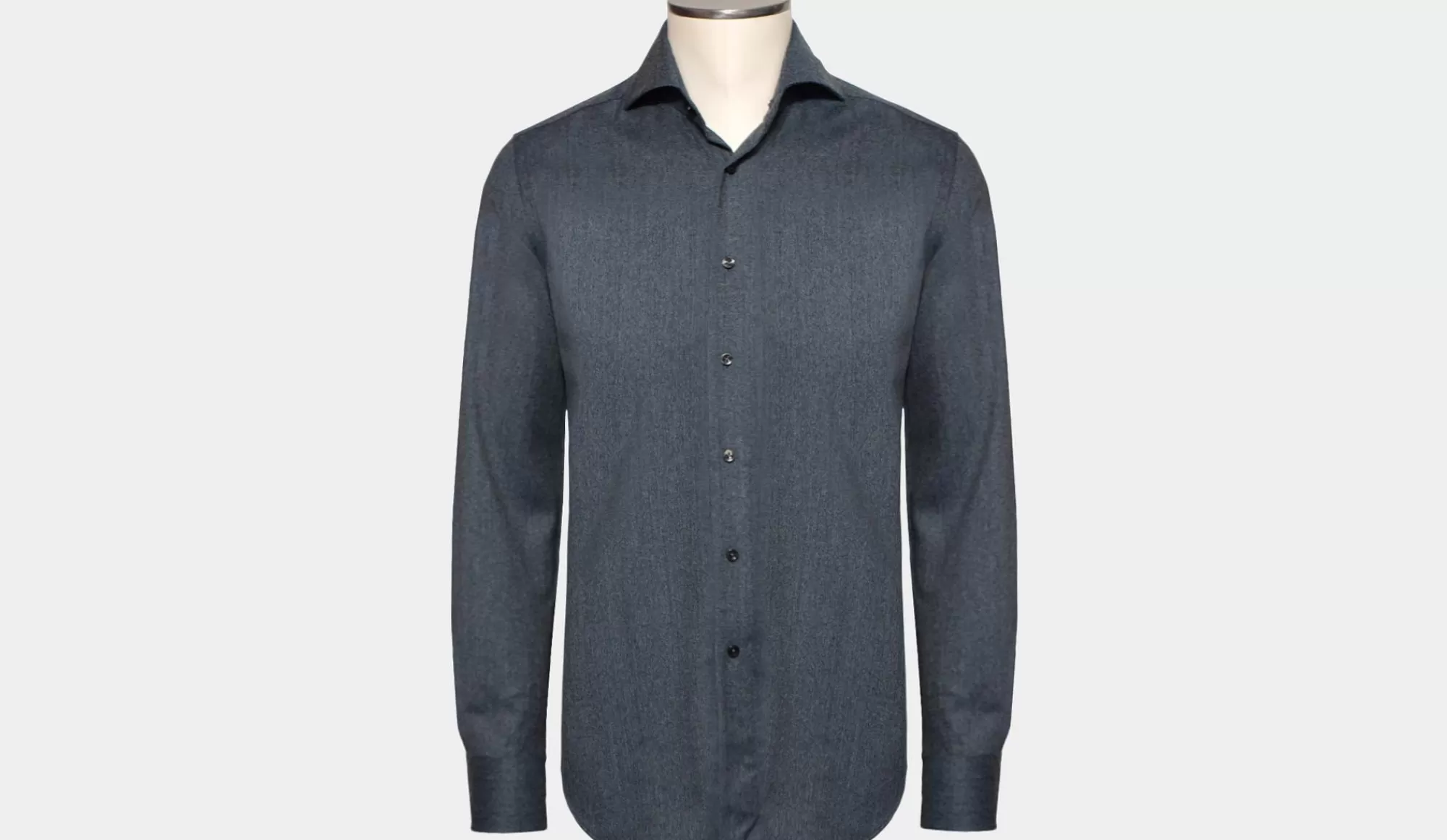 Sale Xacus Flannel Shirt Grey-Blue