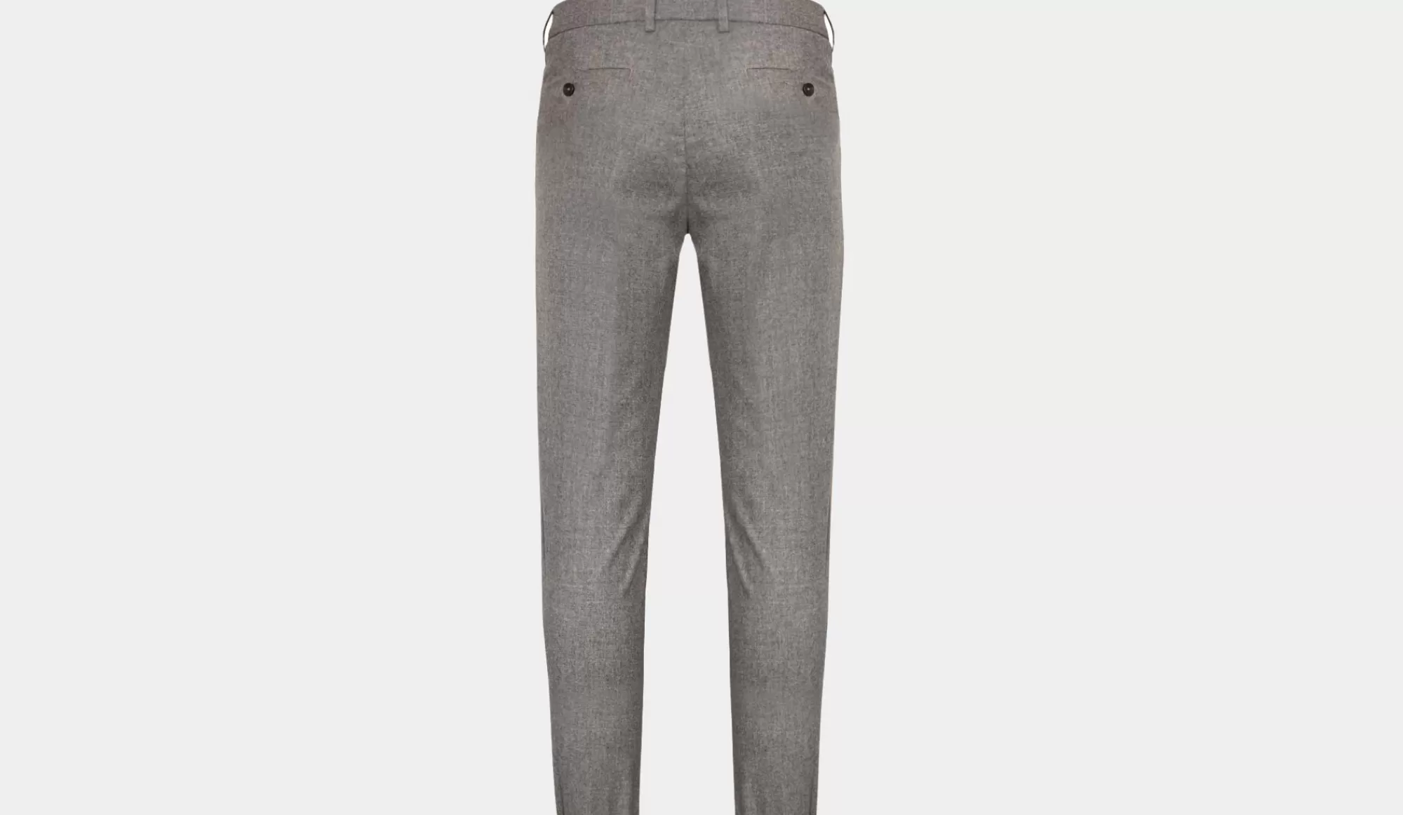 Clearance Marco Pescarolo Flannel Trousers Light Grey