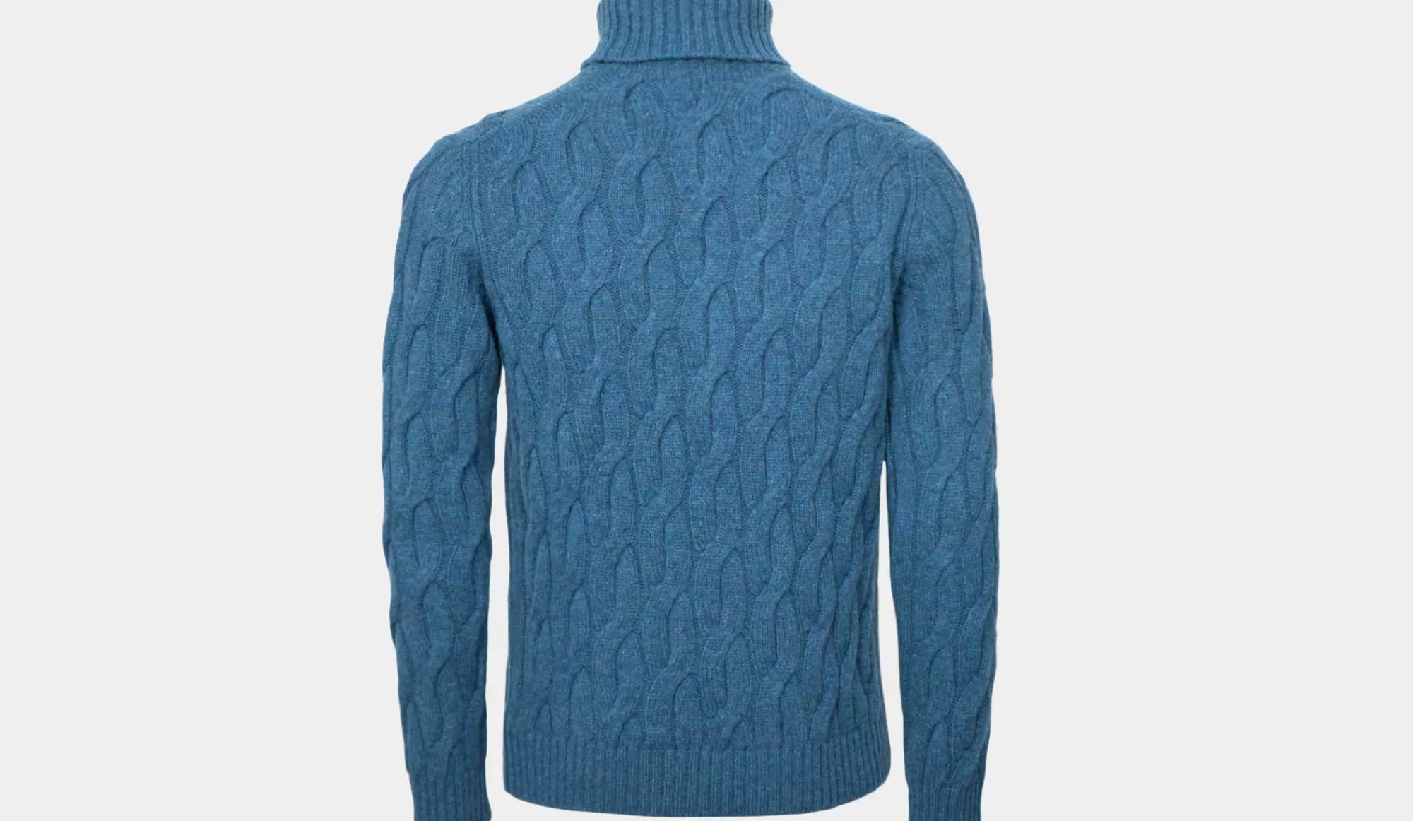 Best Zanone Geelong Cable Turtleneck Petrol