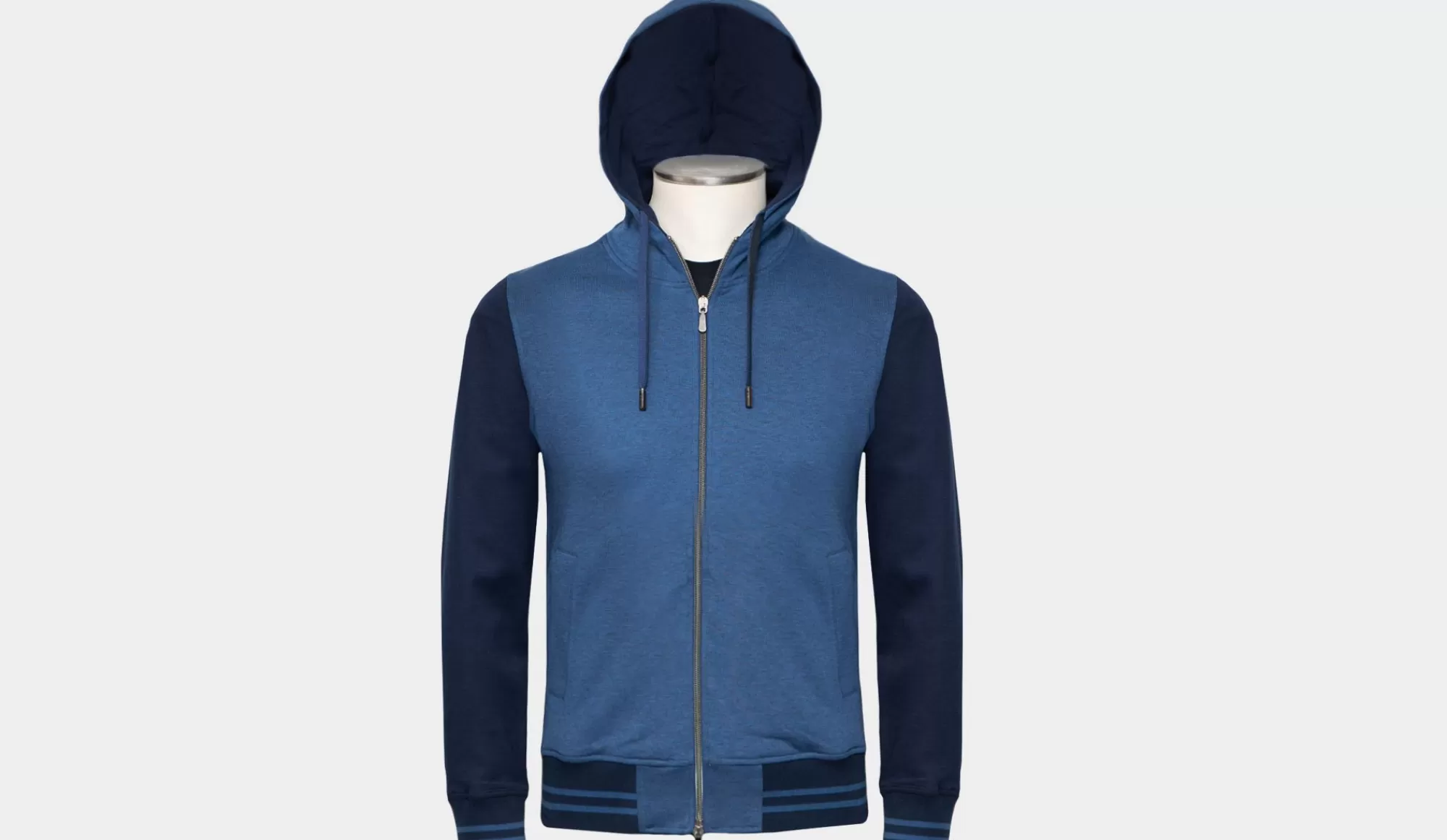 Online Capobianco Hooded Cardigan Blue