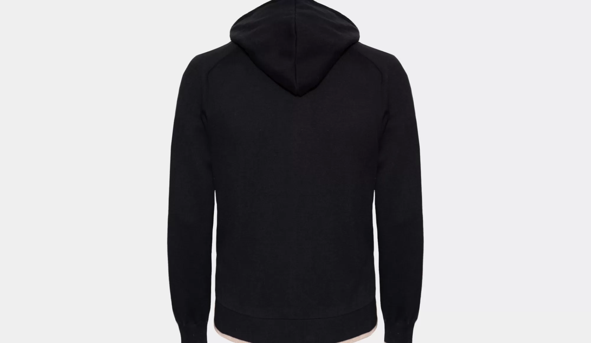 Online Drumohr Hoodie Cotton-Cashmere Black