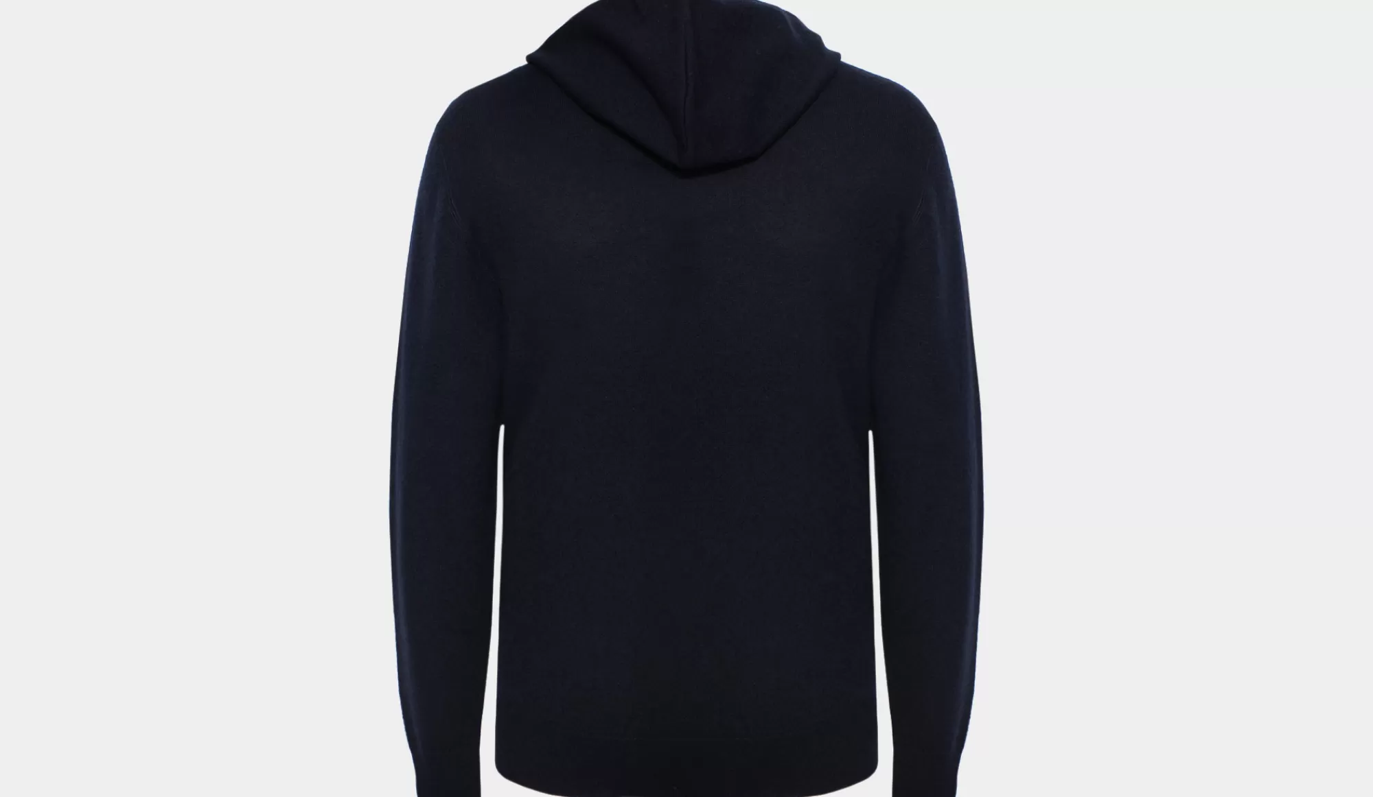 New Aspesi Hoodie Wool Dark Blue