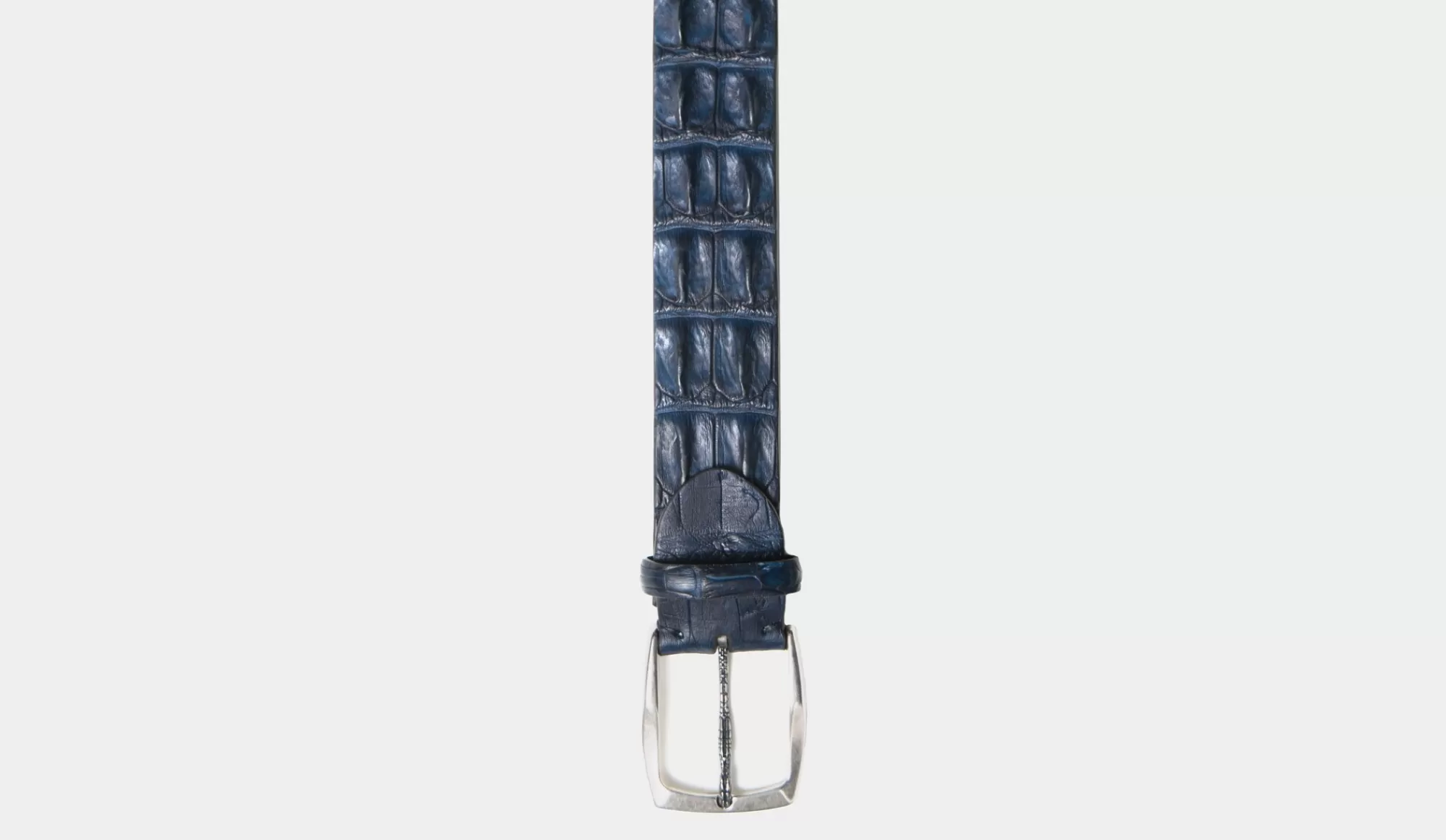 Best Sale Paolo Vitale Horn Back Belt Blue