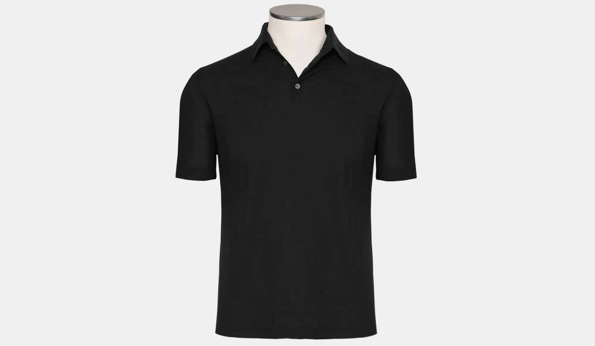 Store Zanone Ice-Cotton Polo Black