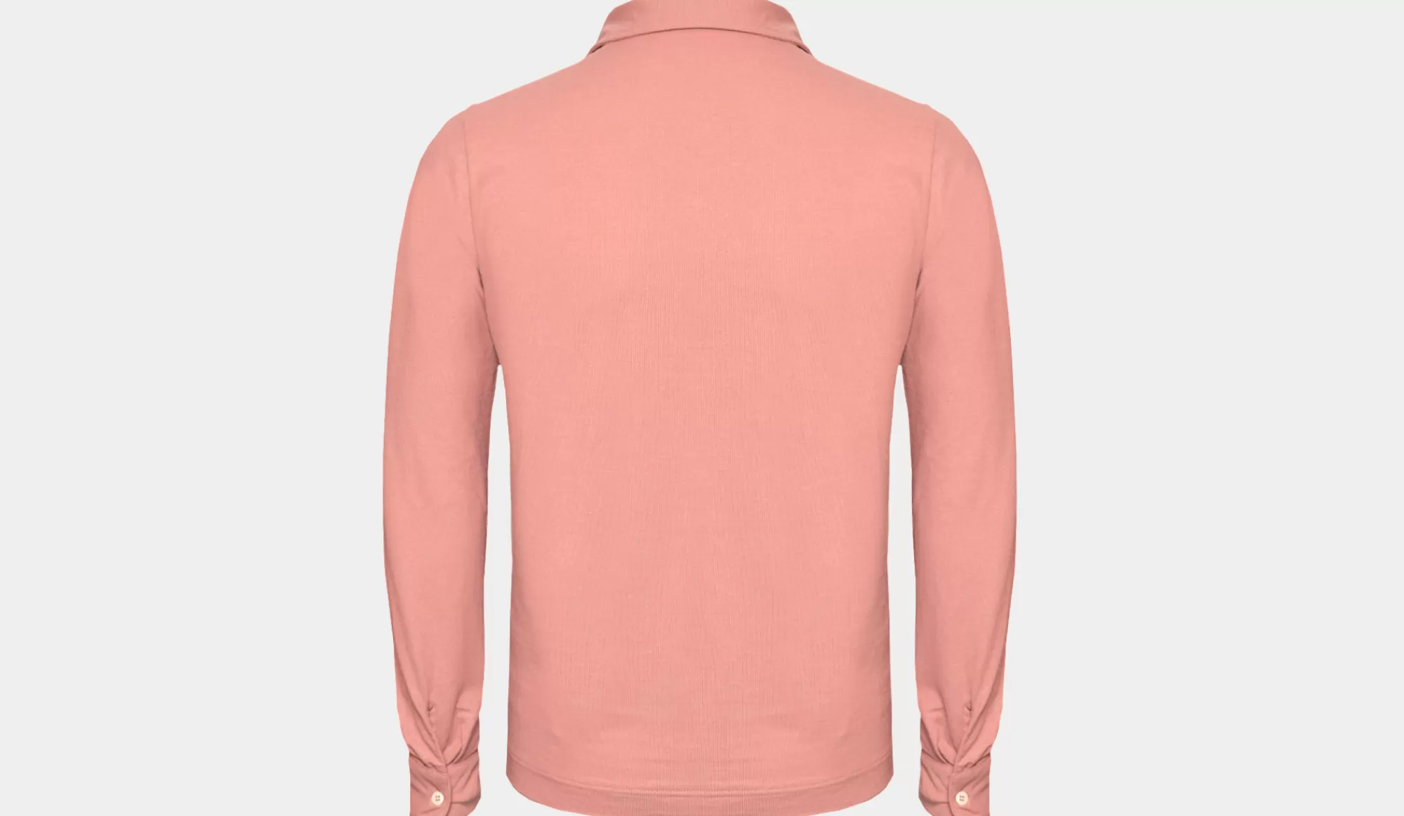 New Zanone Ice-Cotton Polo Longsleeve Antique Pink