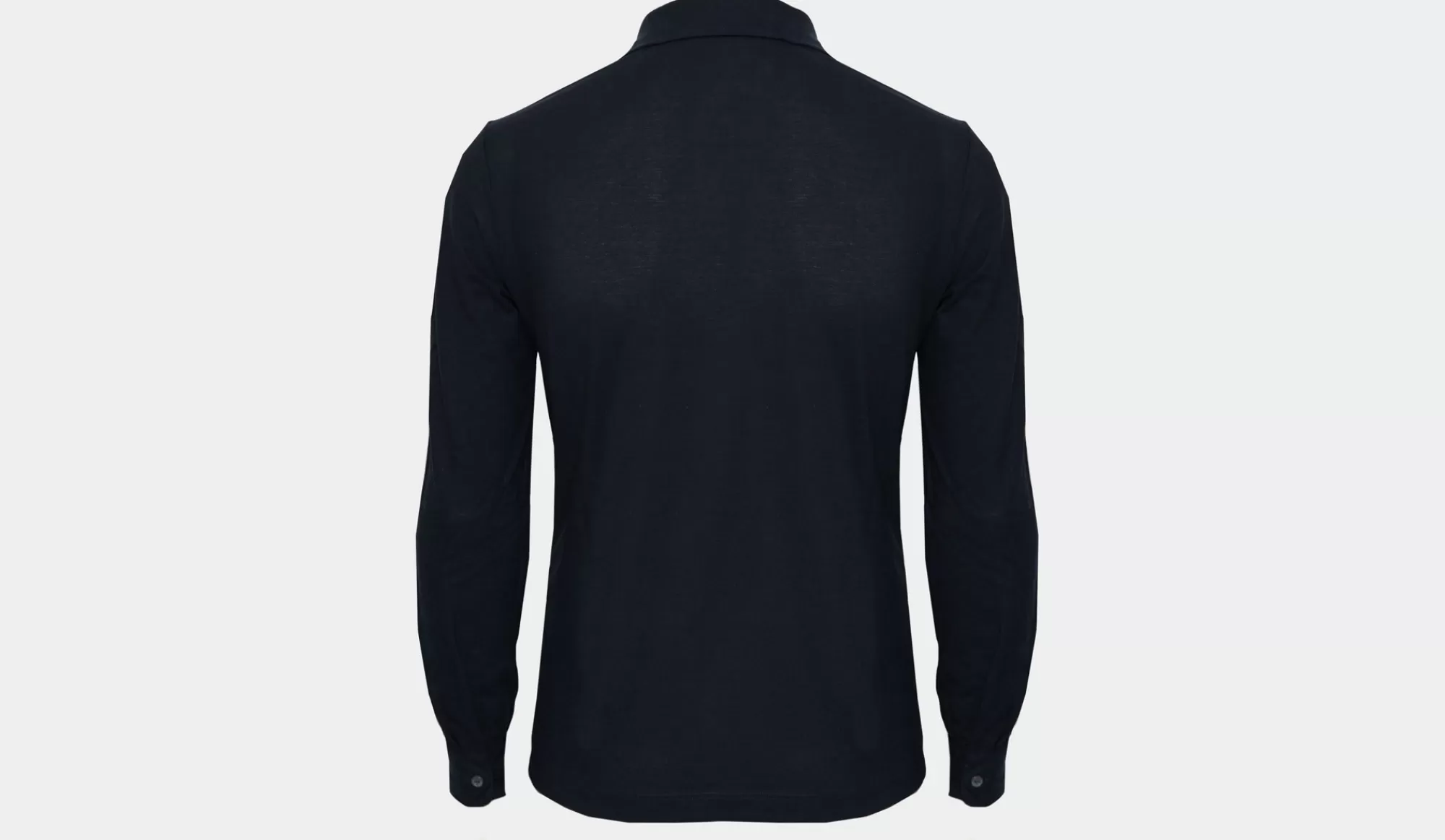 New Zanone Ice-Cotton Polo Longsleeve Navy