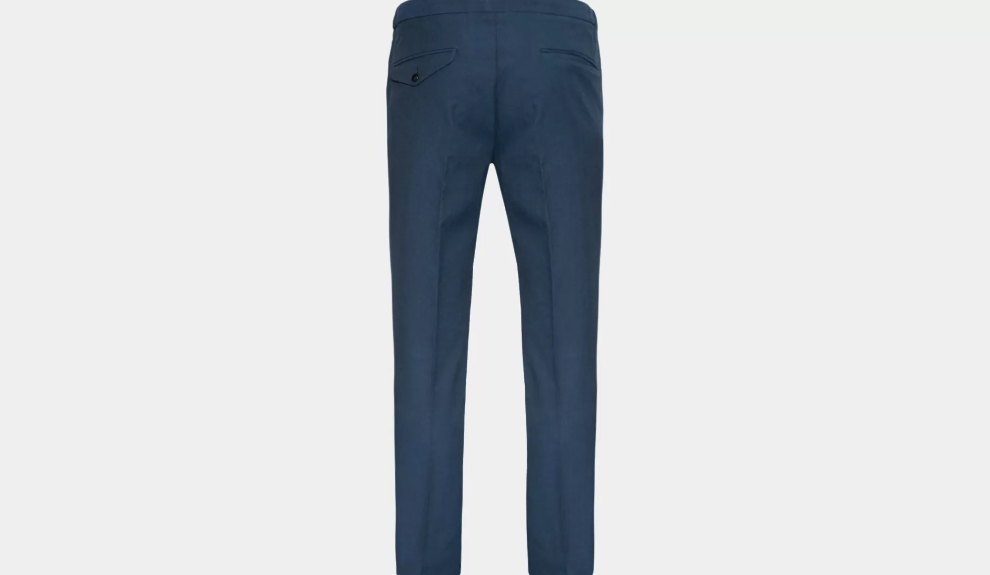 Shop Incotex Ice-Cotton Trousers Drawstring Blue