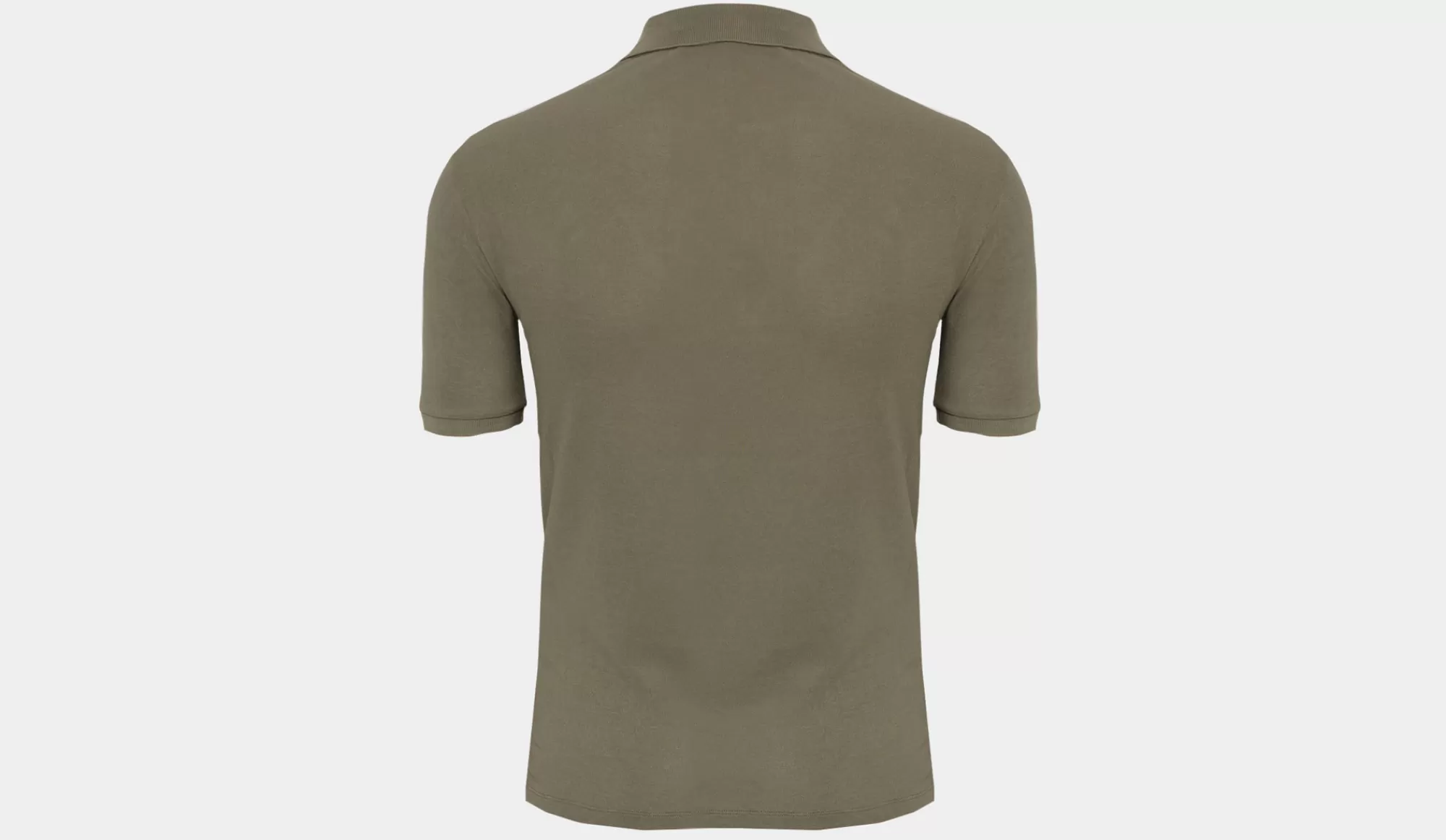 Discount Zanone Ice-Piquet Polo Olive Green