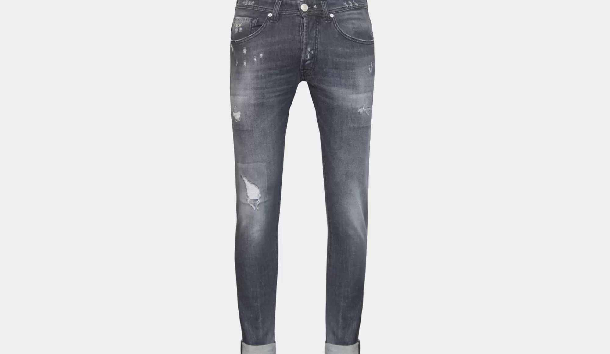 Best Sale Tramarossa Jeans Destroyed Grey-Black