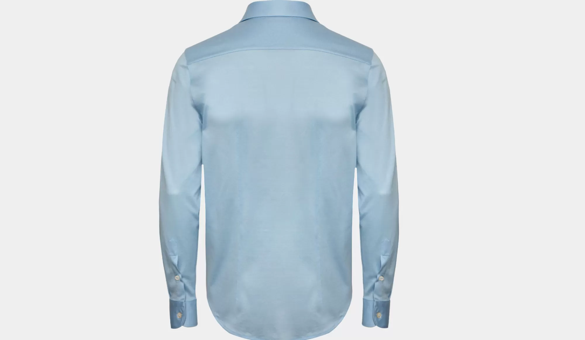 Shop Gran Sasso Jersey Pique Light-Blue